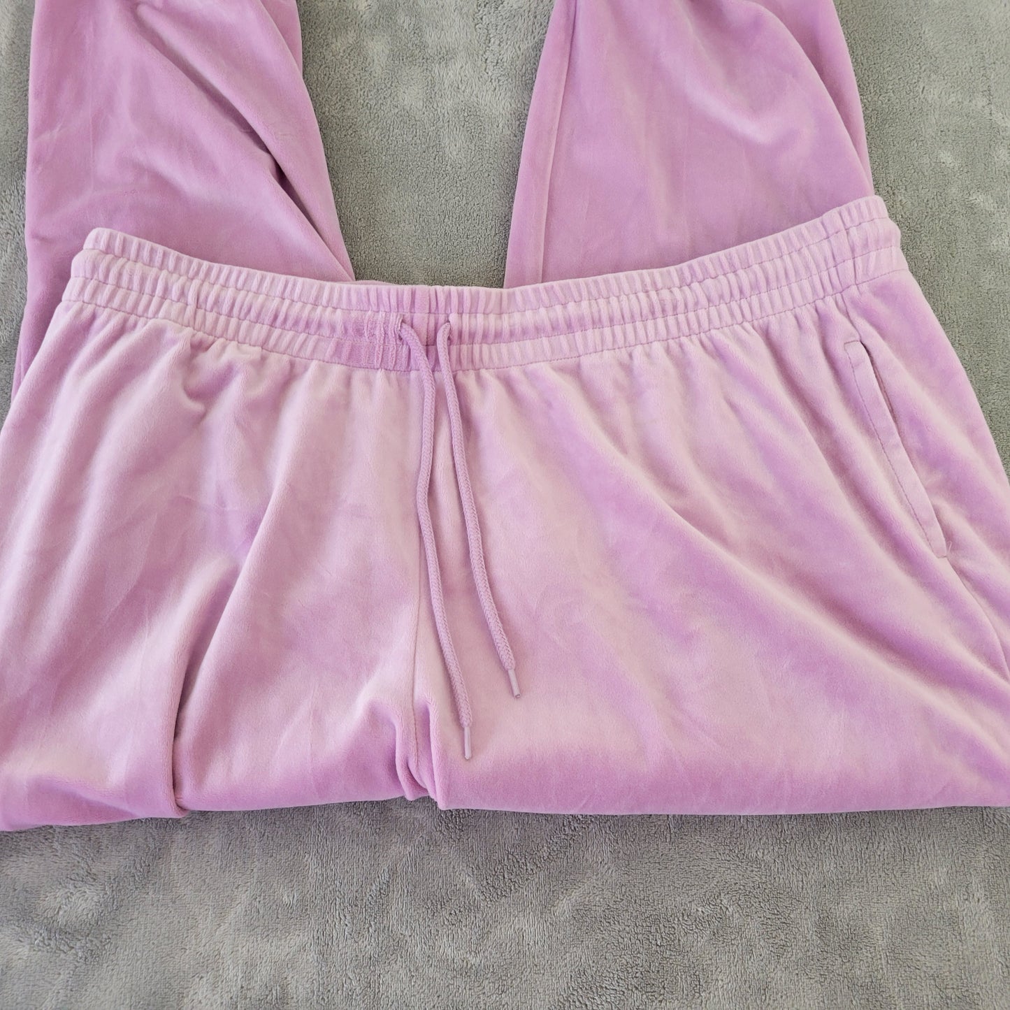 Avia Women’s XXXL 22 Sweatpants Lavender Velour Pull-On Joggers SWE163E