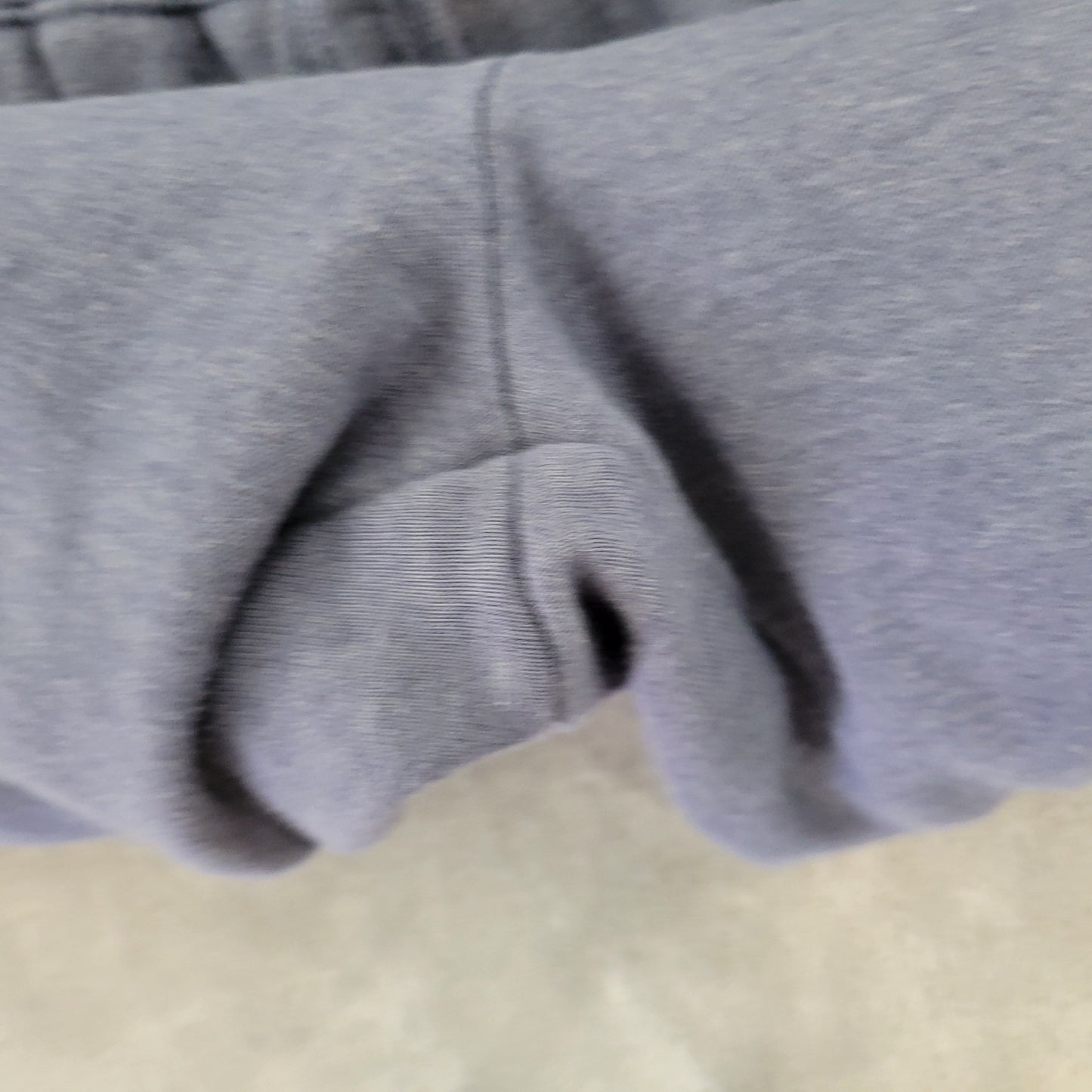 Woman Within Sweatpants Women's 18/20 Blue Gray Cotton Blend Drawstring BLU192E