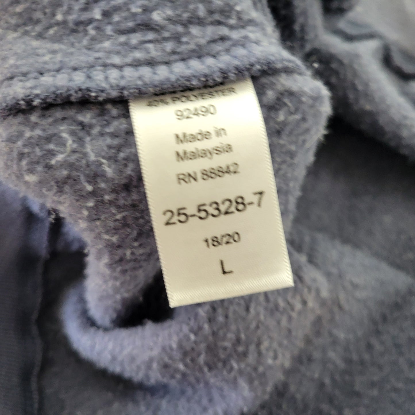 Woman Within Sweatpants Women's 18/20 Blue Gray Cotton Blend Drawstring BLU192E