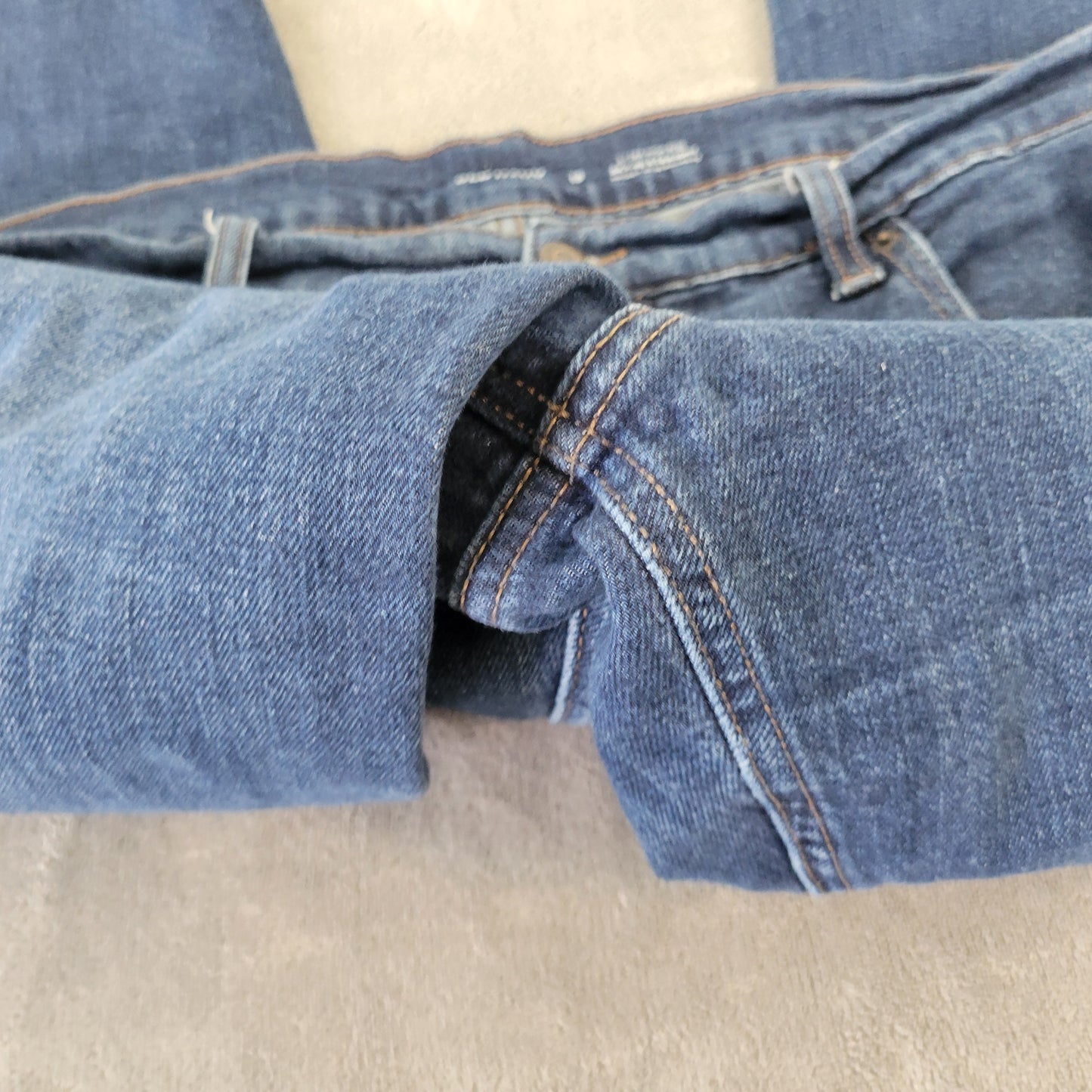 Old Navy Jeans Women's 18 Extra High Rise Straight Leg Dark Wash SL34E