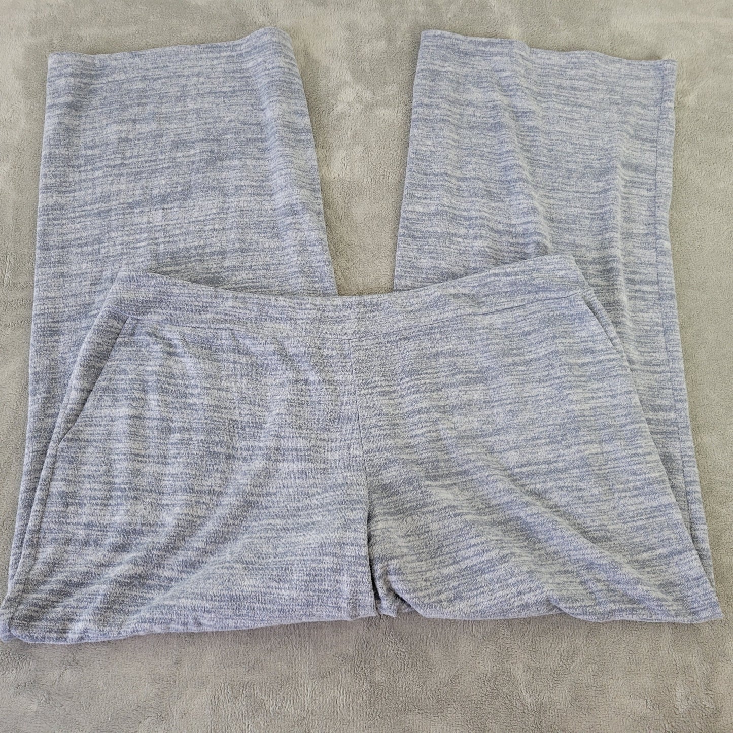 Soma Gray Heather Knit Pajama Jogger Pants XL Women's Lounge Sleep GRA18E