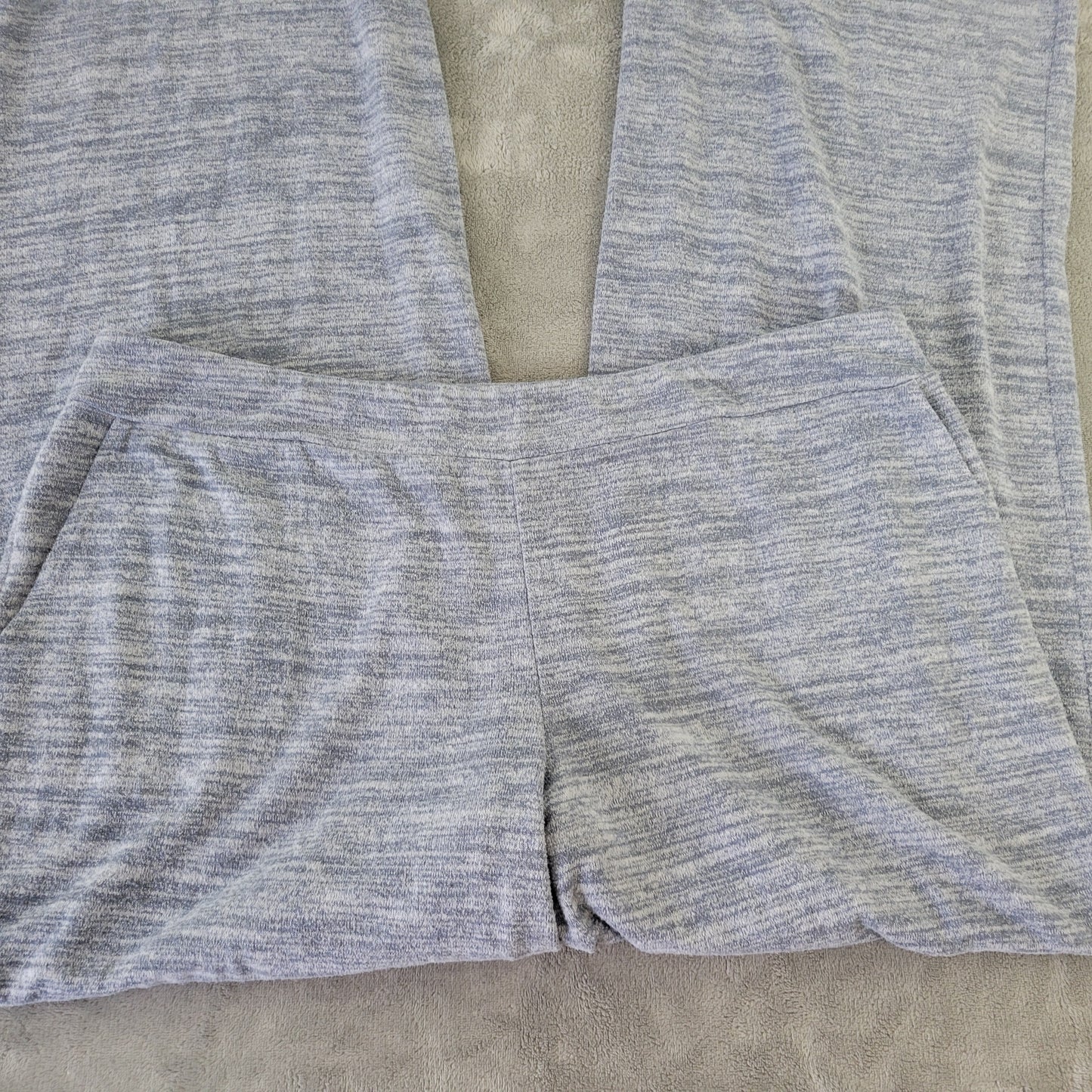 Soma Gray Heather Knit Pajama Jogger Pants XL Women's Lounge Sleep GRA18E