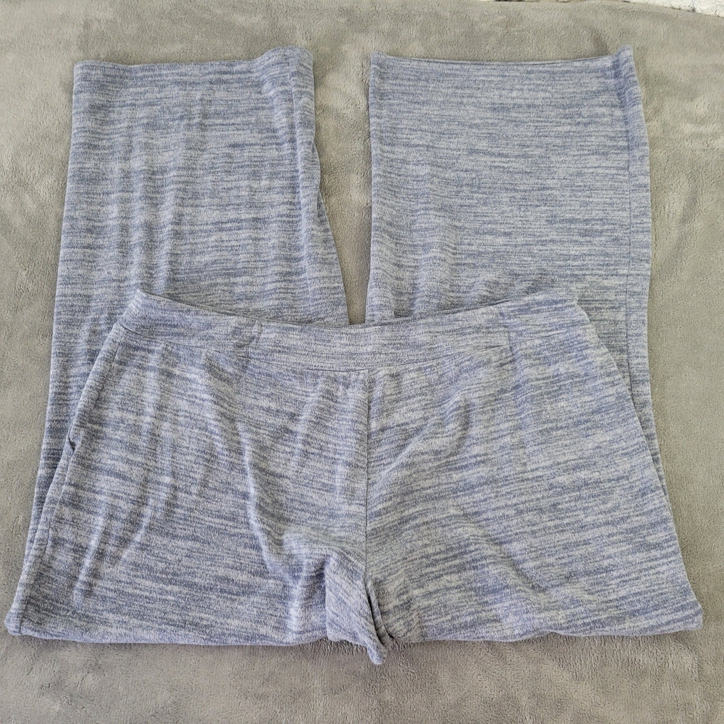 Soma Gray Heather Knit Pajama Jogger Pants XL Women's Lounge Sleep GRA18E