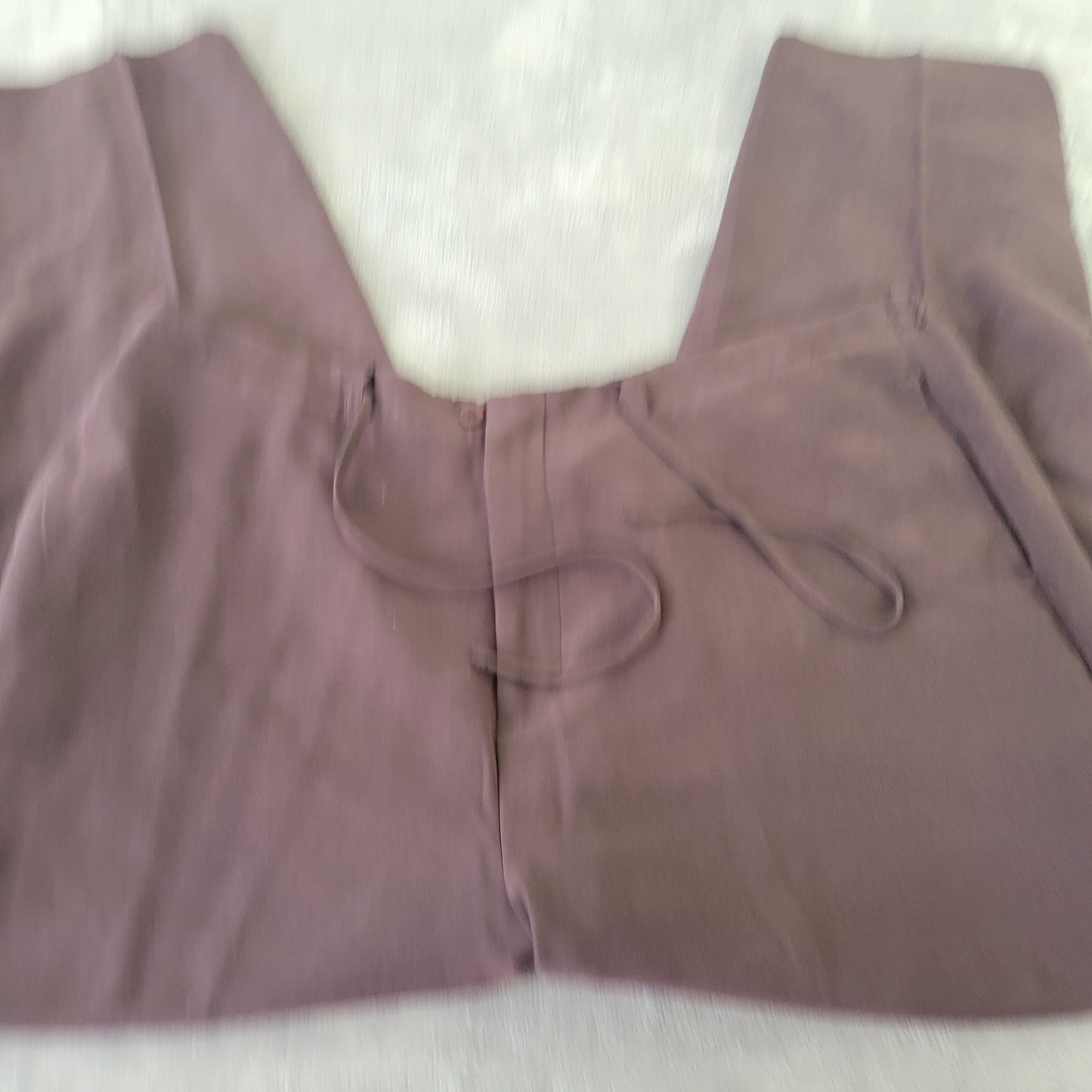 Avenue Women's 18 Dress Pants Brown Straight Leg Elastic Waist Pockets BRO32E