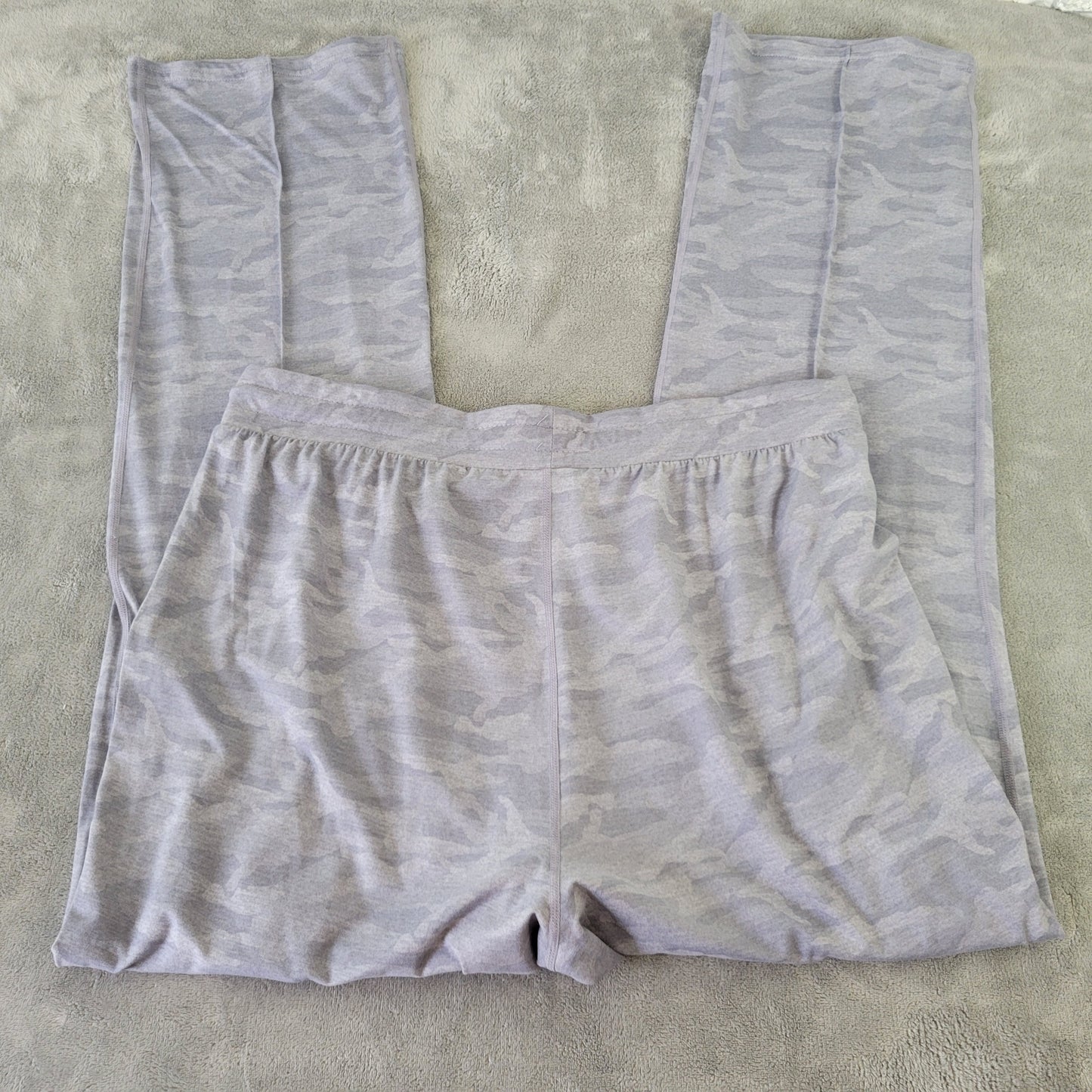 Makers Mark Women's XXL Joggers Gray Stitched Seam Pants Pull-On CAM5E