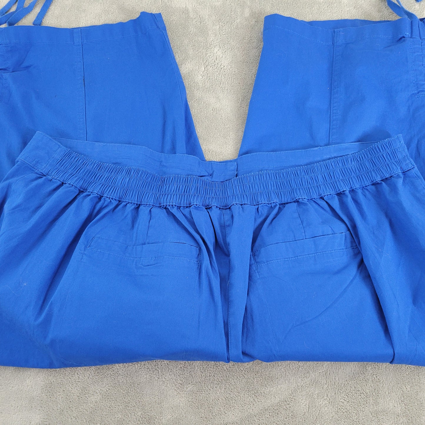 Cato Est 1946 Women’s Plus Size 22W Capri Pants Blue Stretch Tied Hem BLU73E
