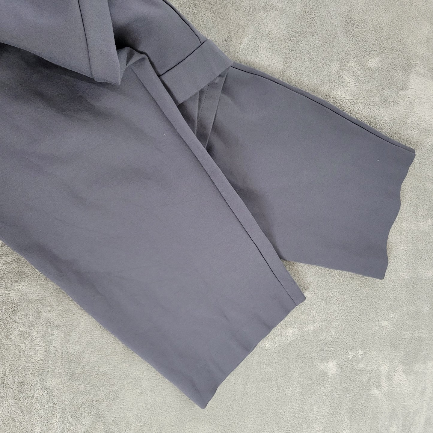 Susan Graver Women’s Plus Size 2XP Pants Gray Pull On Stretch Straight GRA41E