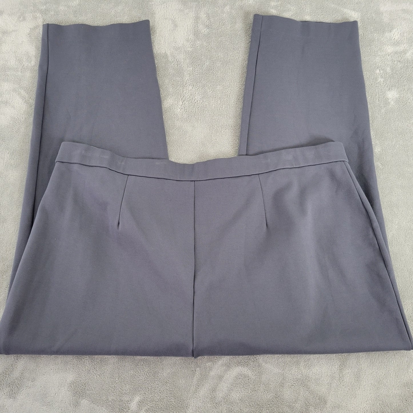 Susan Graver Women’s Plus Size 2XP Pants Gray Pull On Stretch Straight GRA41E