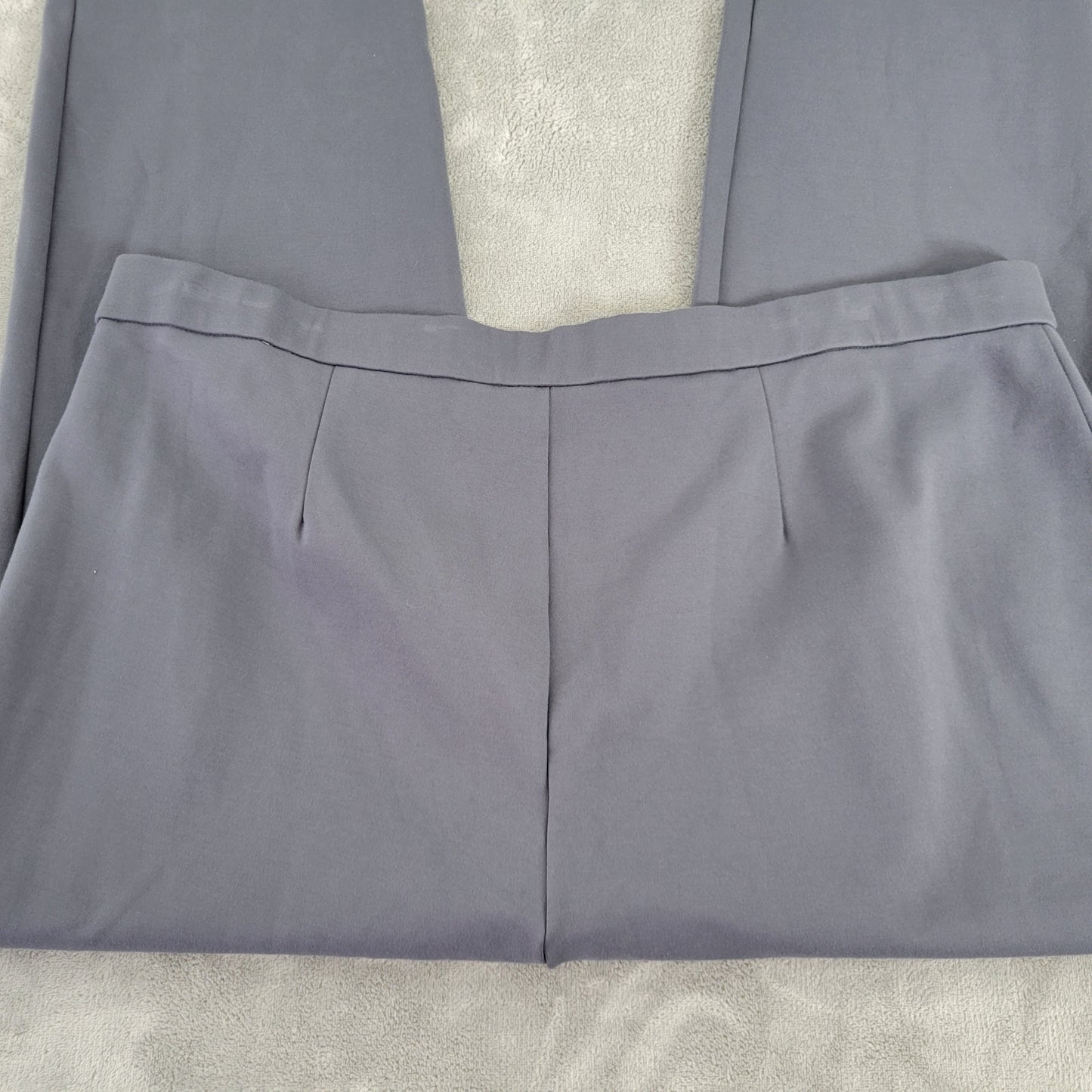 Susan Graver Women’s Plus Size 2XP Pants Gray Pull On Stretch Straight GRA41E
