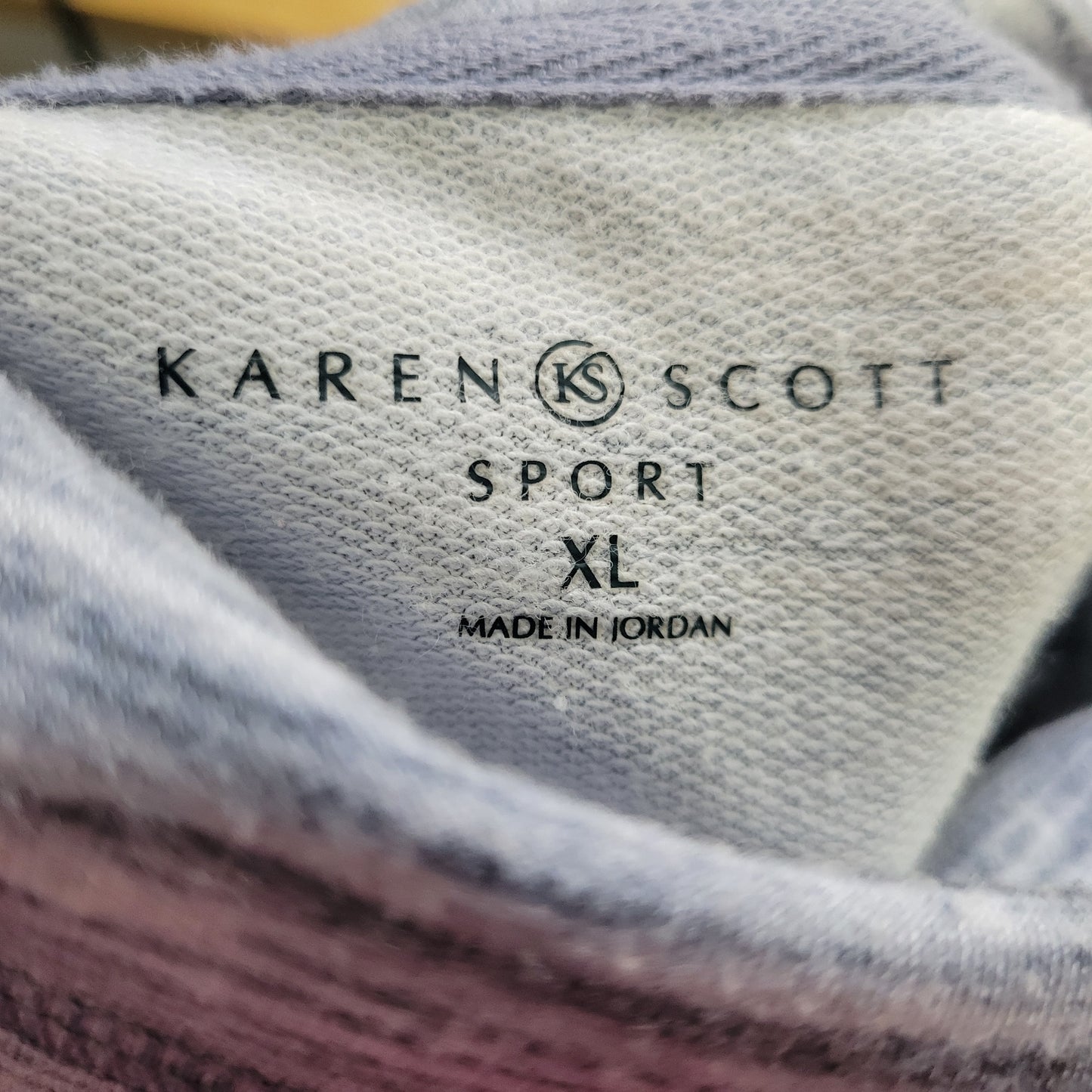 Karen Scott Sport Women’s XL Top Blue Heather Turtleneck Long Sleeve BLU254E