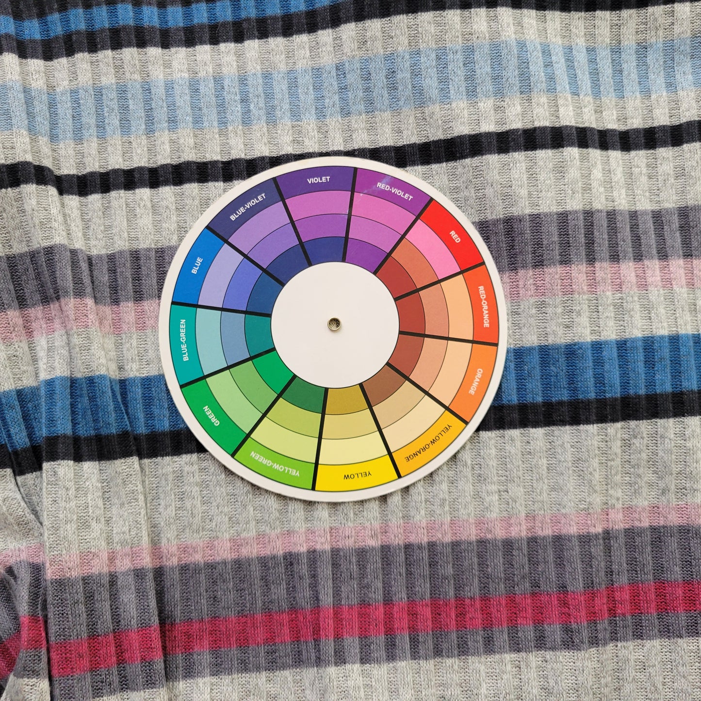 Alfred Dunner Women's XL Sweater Multicolor Striped 3/4 Sleeve Knit STR121XE