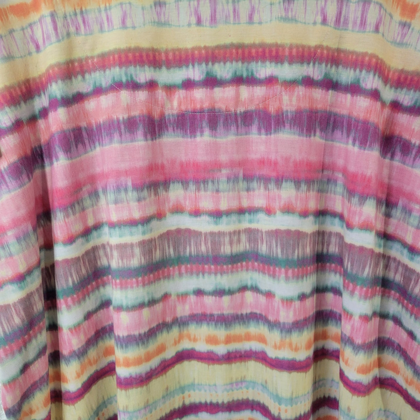 Gloria Vanderbilt Women's 3X Tunic Tee Short Sleeve Watercolor Studded WAT72XE