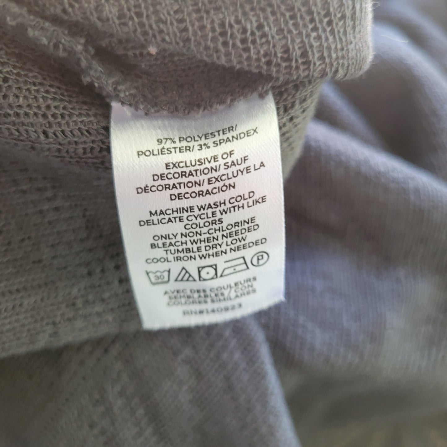 Loft Women XL Cardigan Sweater Gray Open Knit V-Neck Ruffle Long Sleeve GRA97E