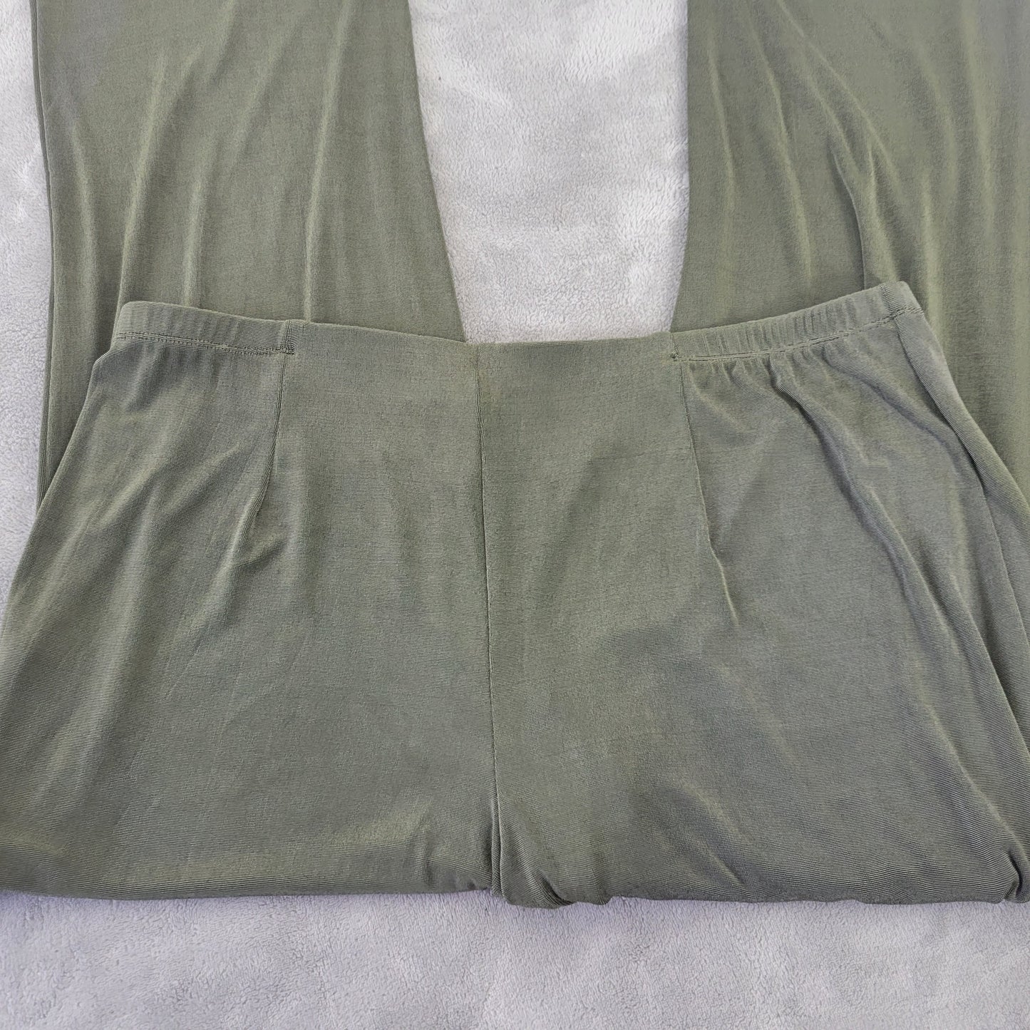 Coldwater Creek Women's Pants 3X Green Travel Knit Plus Size GRE63E
