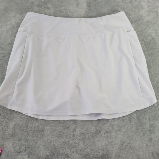 Baleaf Skort Womens 4XL White Plus Pull On Stretch Mini Pockets WHI3E