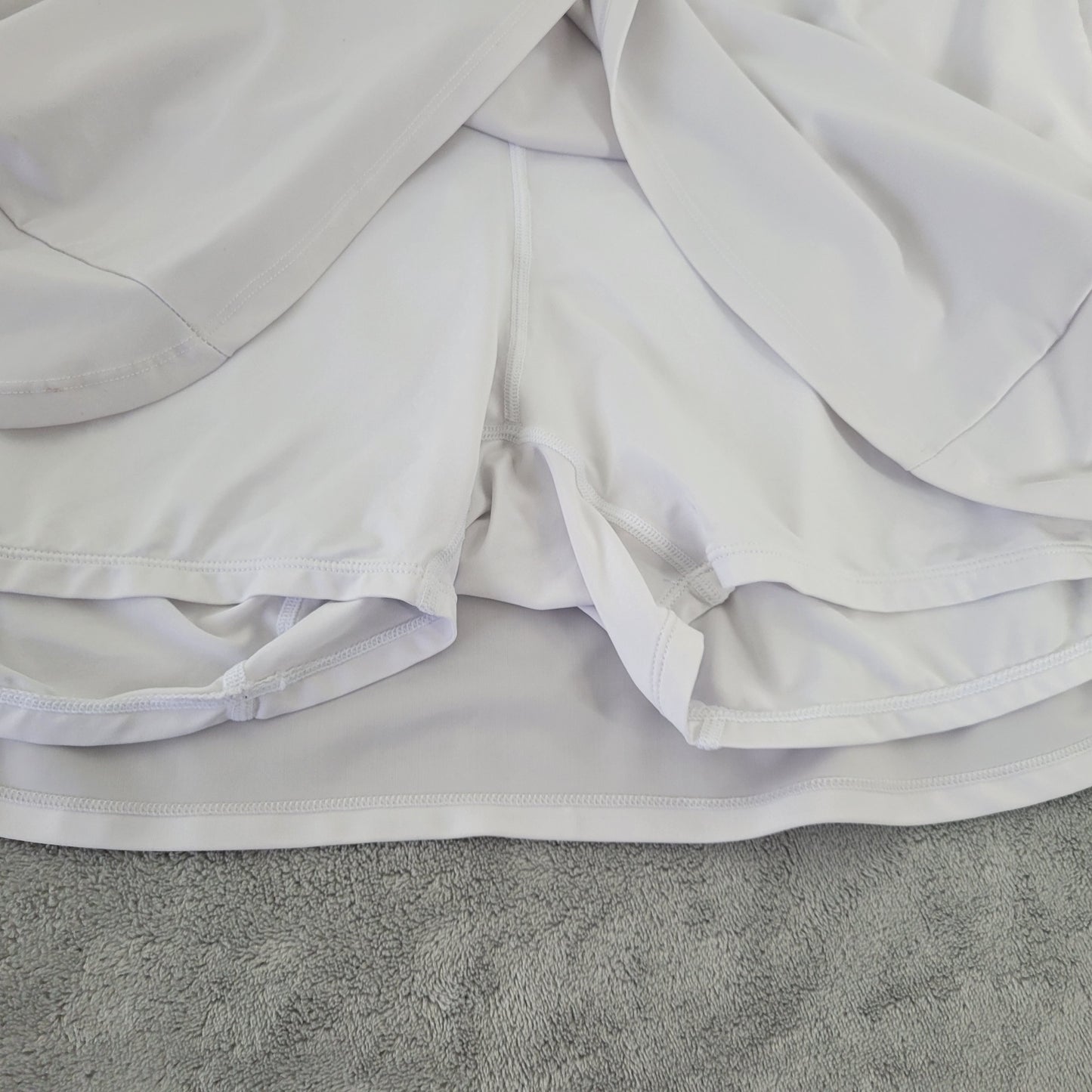 Baleaf Skort Womens 4XL White Plus Pull On Stretch Mini Pockets WHI3E