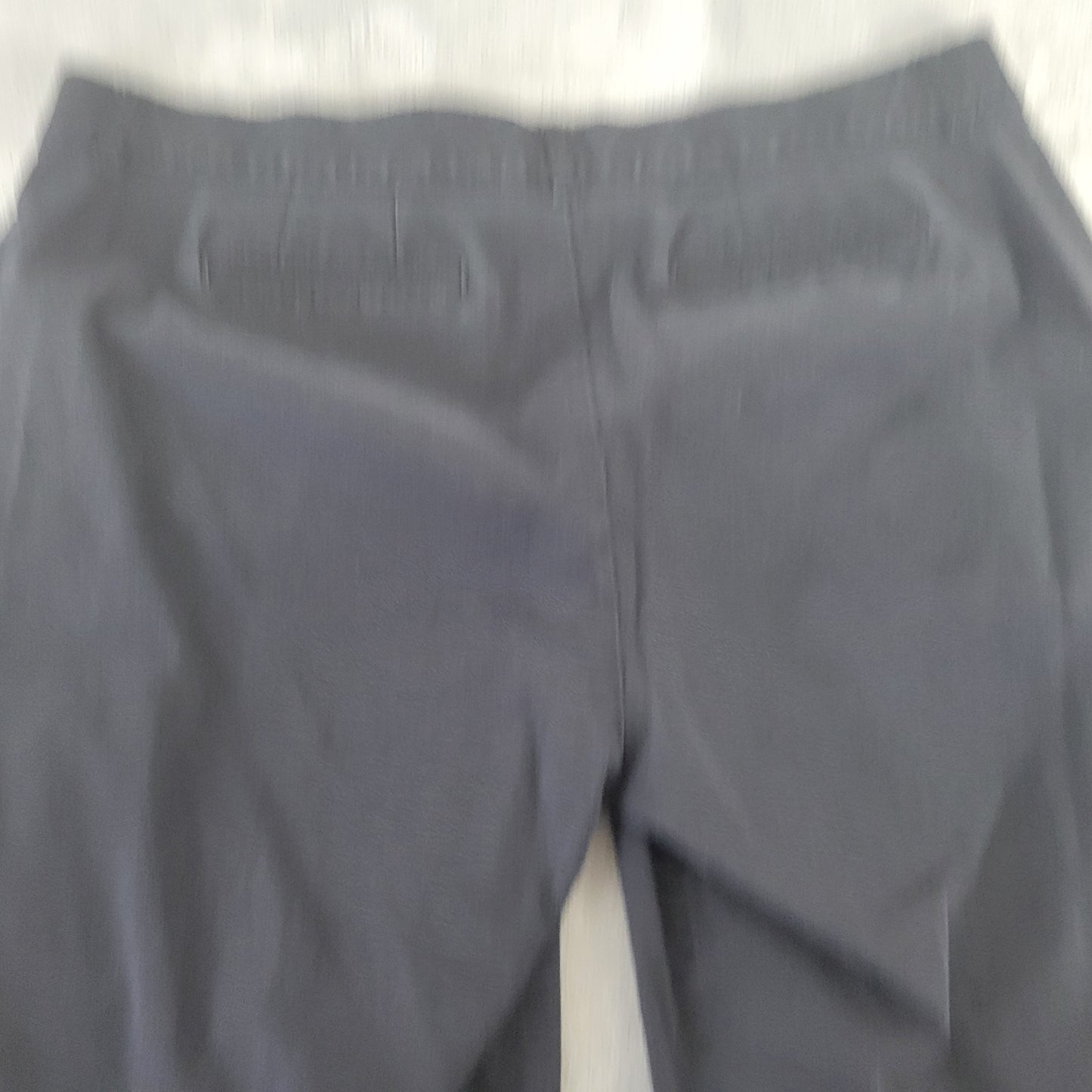 JM Collection Women's Shorts 18W Black Denim Bermuda Elastic Waist SHO9E