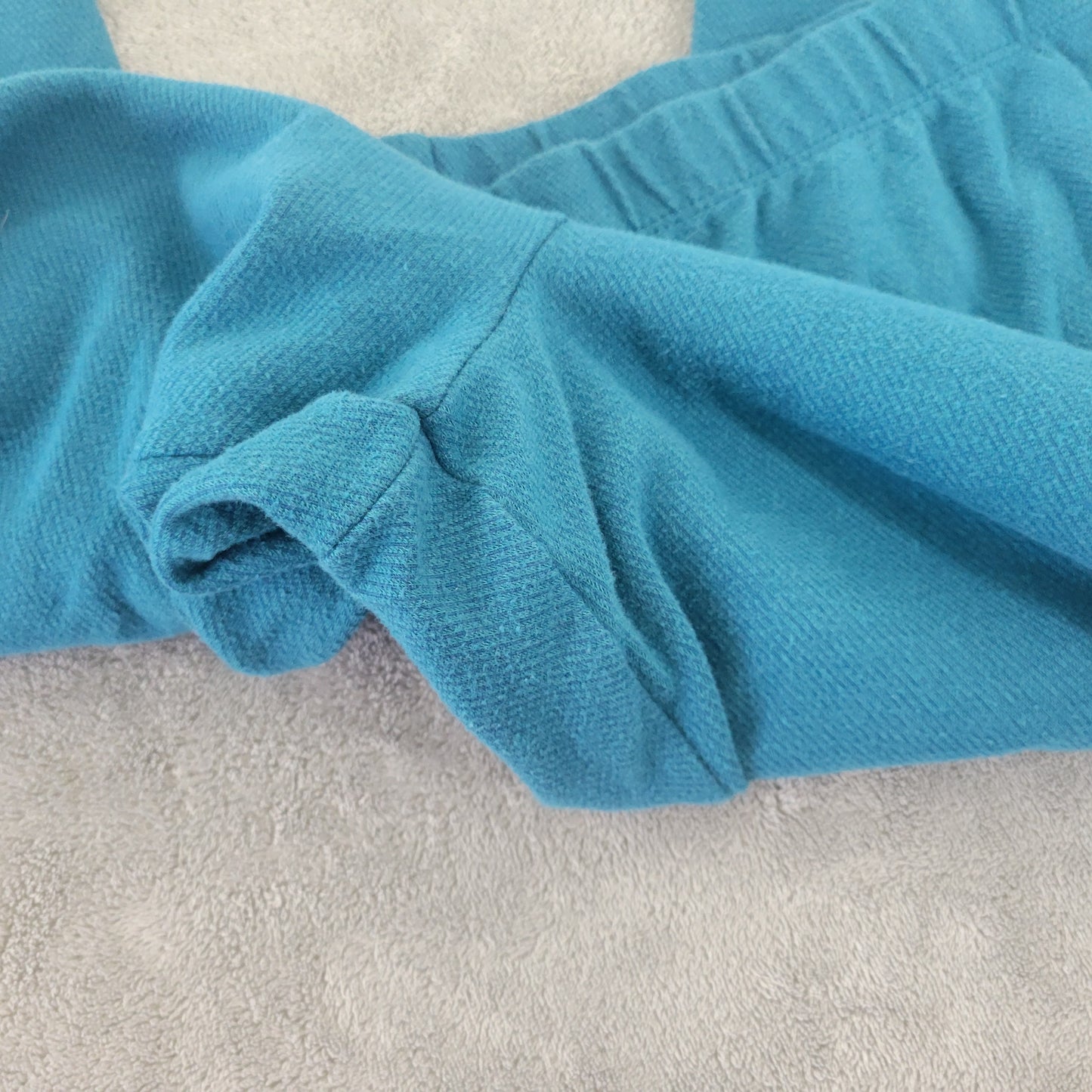 Lands' End Women's Jogger Pants 3X Blue Cotton Blend Pull On BLU184E