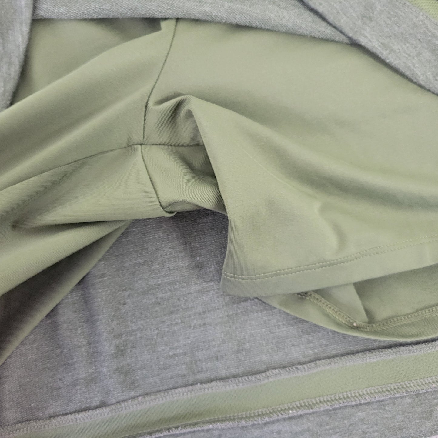 St. John's Bay Skort Womens XL Green Stretch Elastic Drawstring Pockets GRE47E