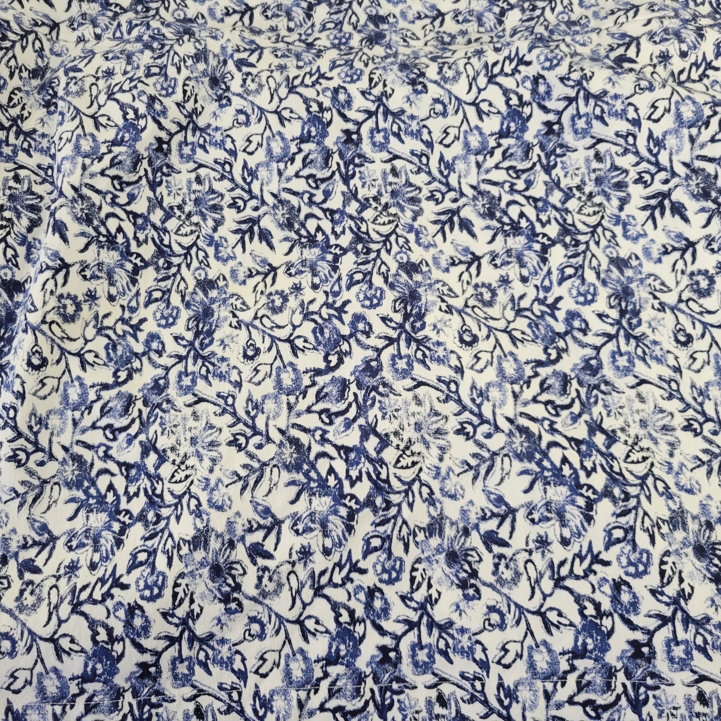 Westport Women's 3X Skort Blue White Floral Plus Size Travel FLO15E