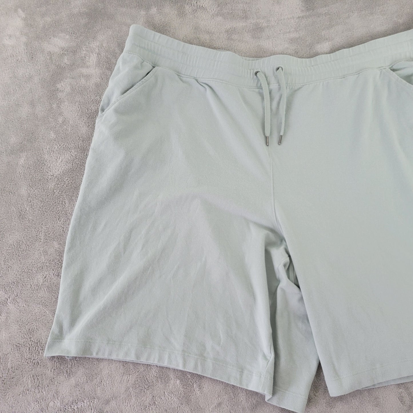 Tek Gear 3X Blue Essential Shorts Womens Plus Drawstring Elastic Waist BLU265E