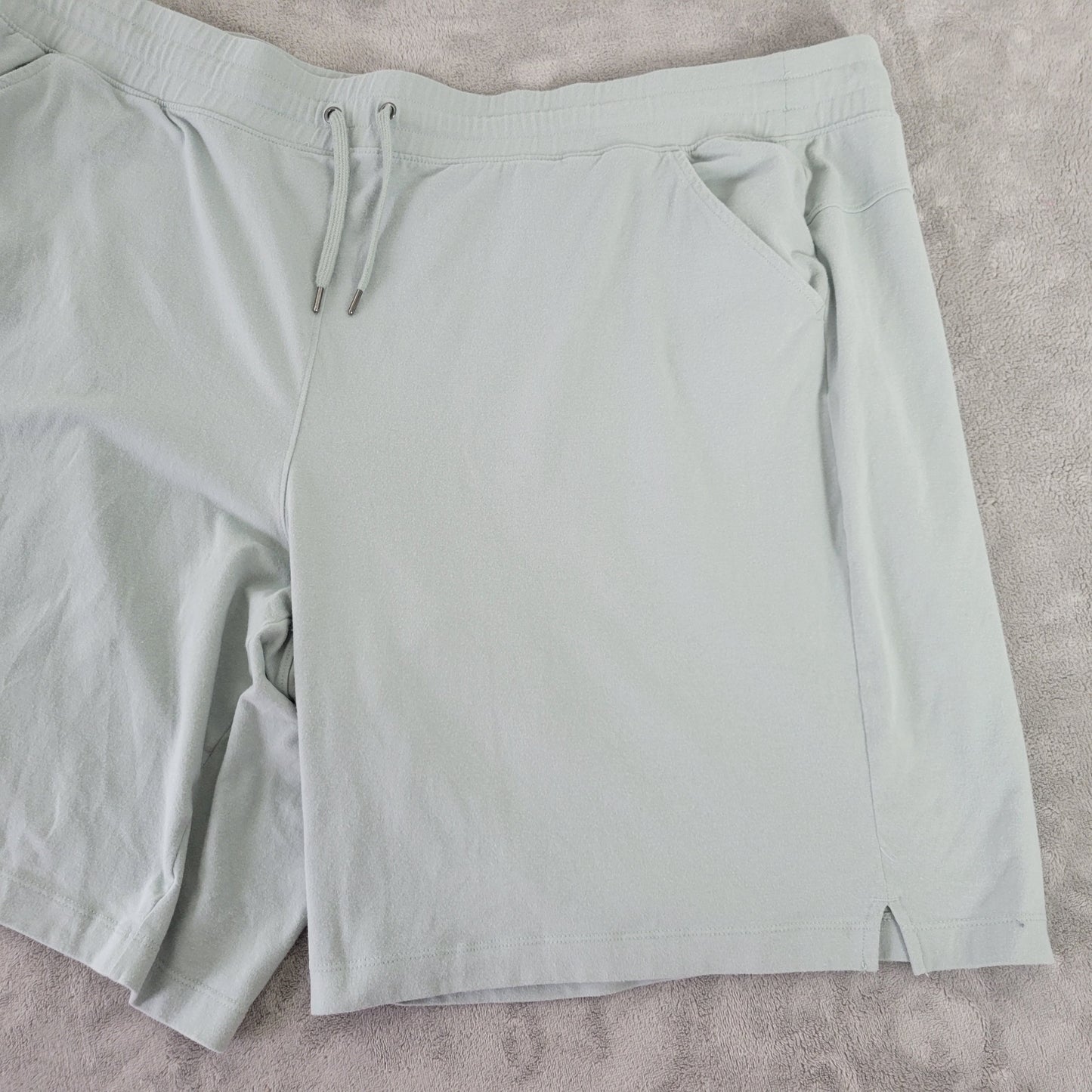Tek Gear 3X Blue Essential Shorts Womens Plus Drawstring Elastic Waist BLU265E