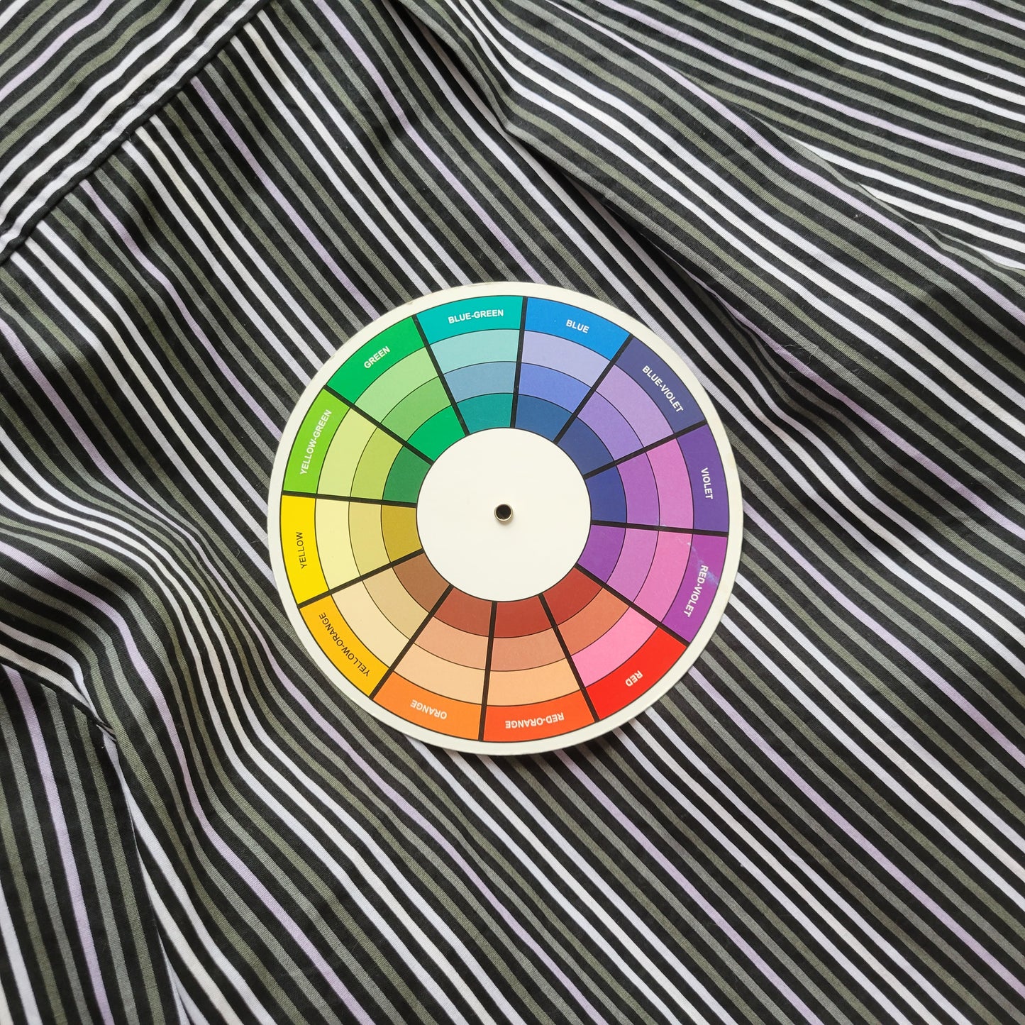 Roamans 26W Purple Green Black Striped Button Up Shirt Womens Plus STR213XE