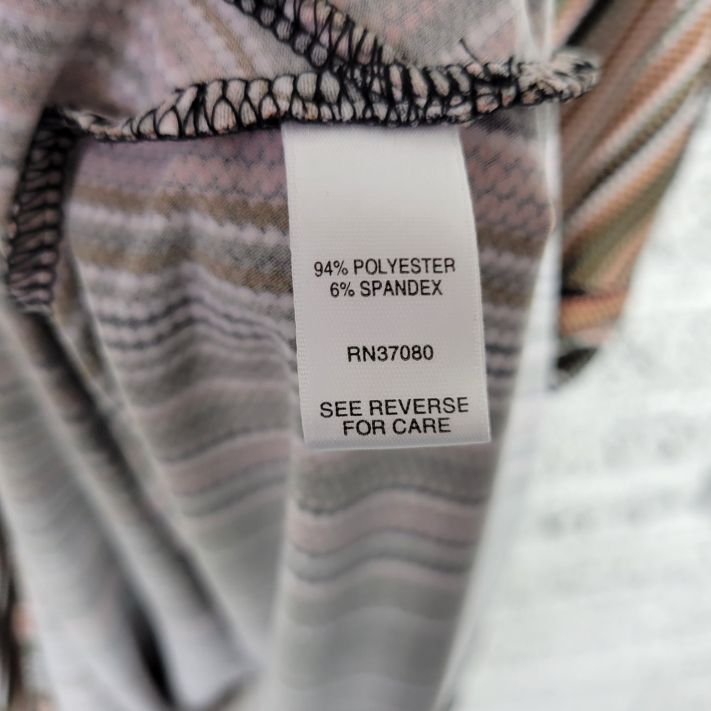 Cato Est 1946 Women's Striped Tunic 22W 24W Green Pink Diagonal Hem STR94E