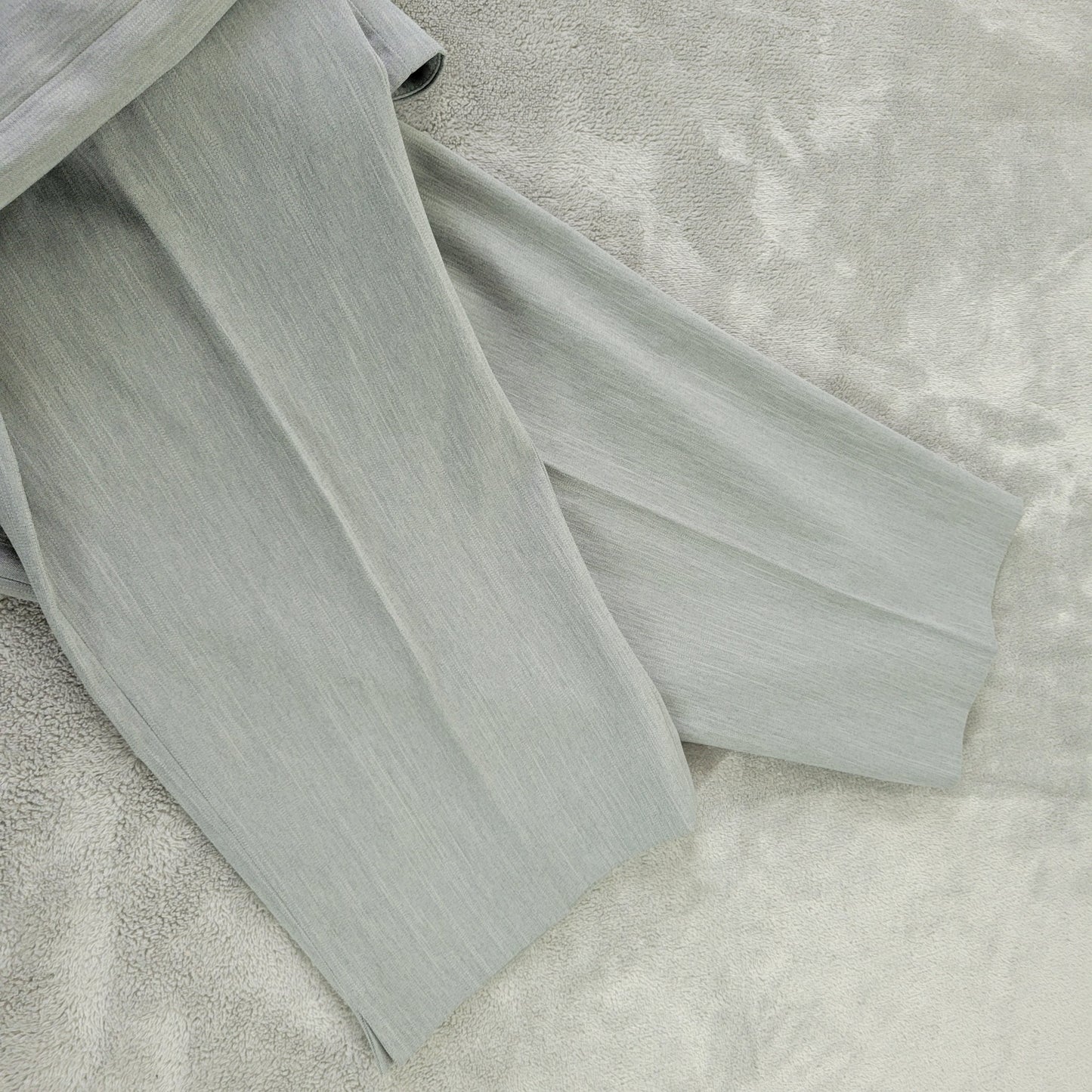 Rafael Women's Gray Dress Pants Size 18 Side Zip Straight Leg Stretch GRA15E