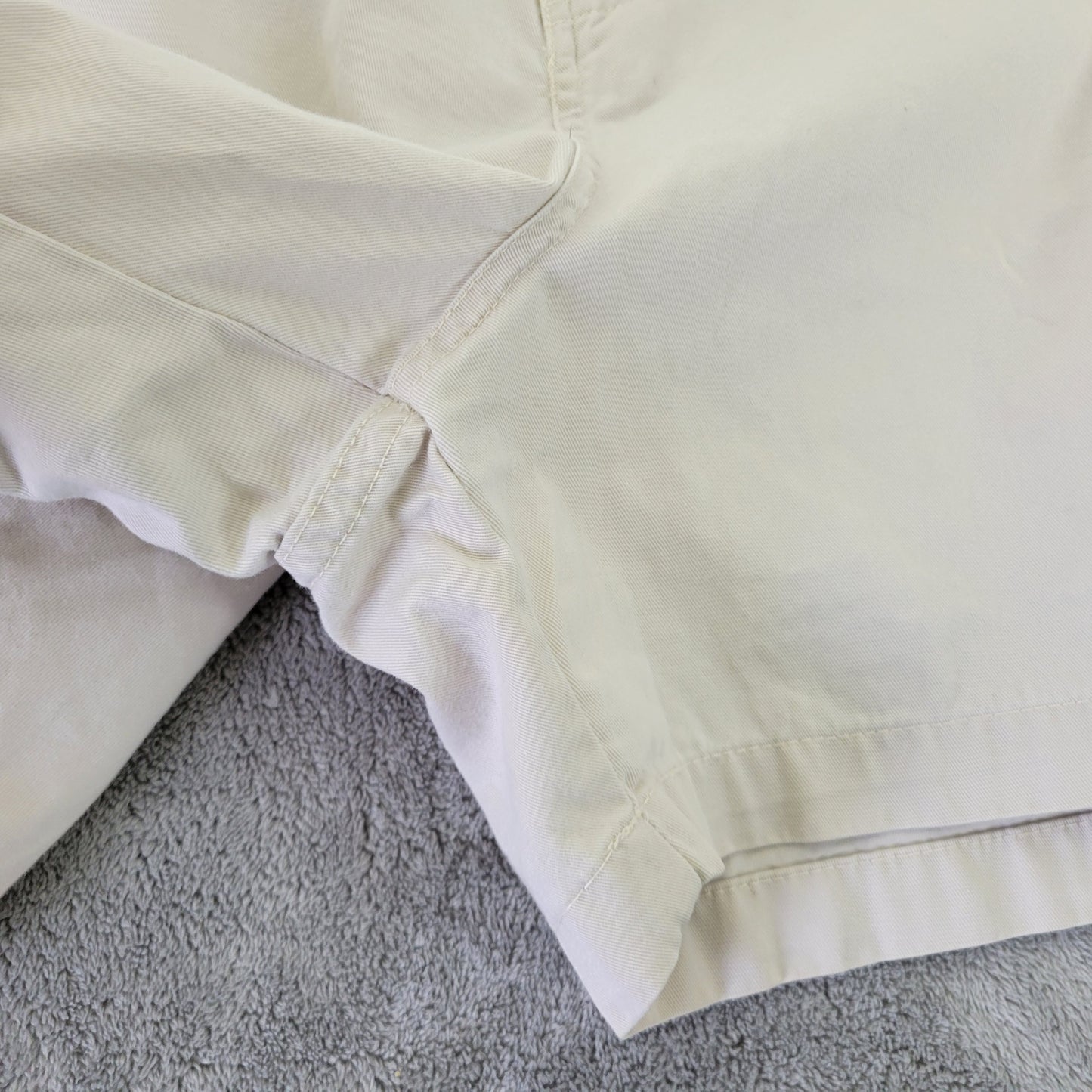 Cherokee Women's Off White Denim Shorts Size 22W 100% Cotton Casual WHI5E