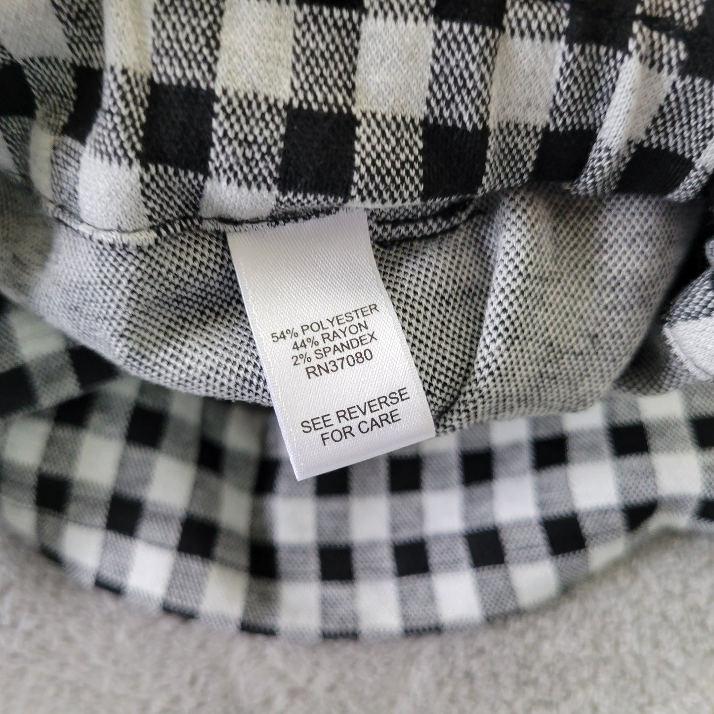 Cato Est 1946 Women's Gingham Shorts 26W 28W Black White Check Belted PLA5E