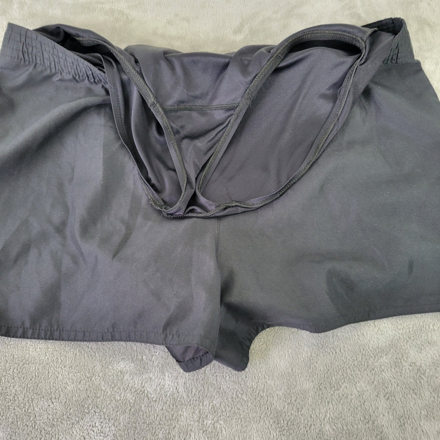 Croft & Barrow Women's Black Shorts Size 18 Lined Elastic Waist Casual BLA102E