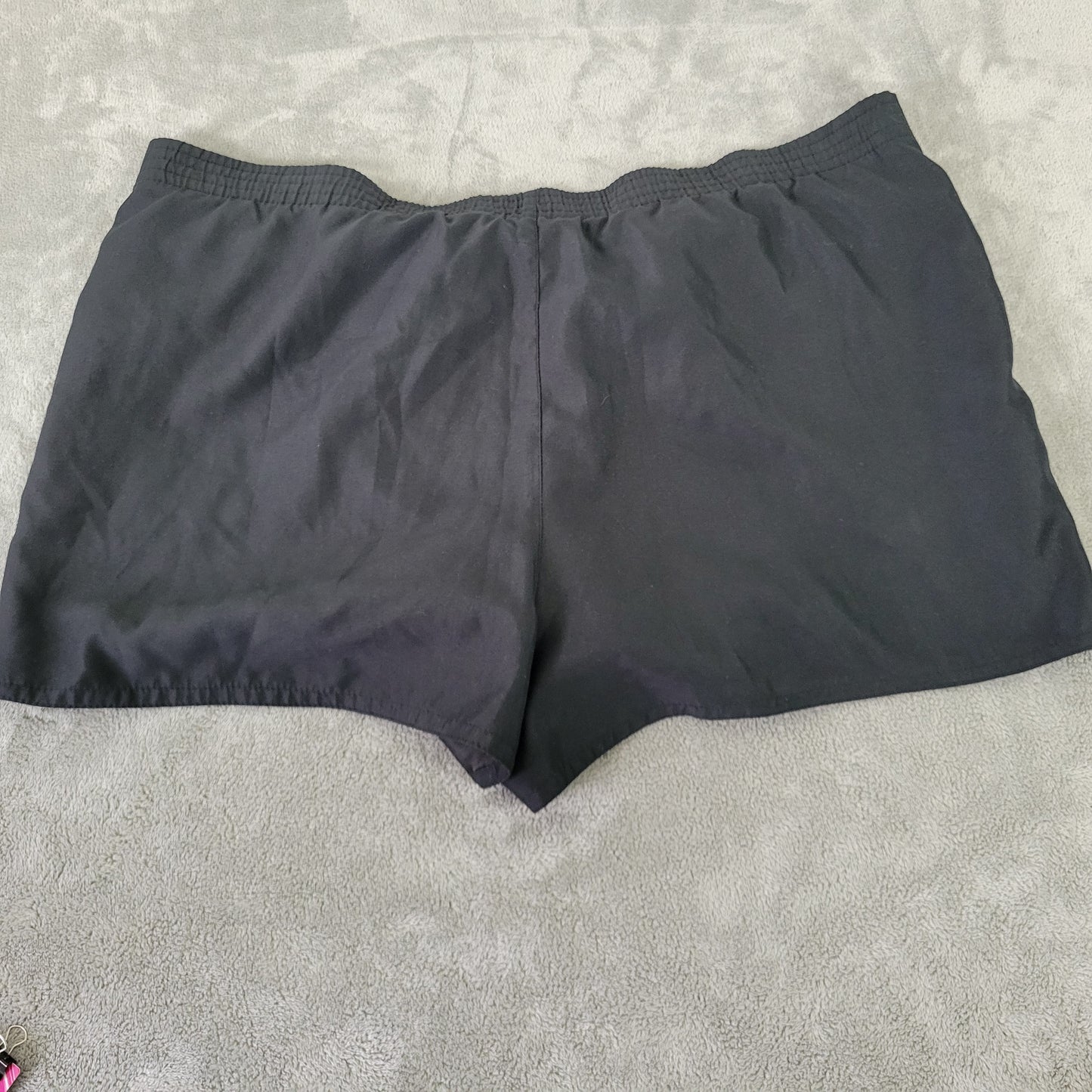 Croft & Barrow Women's Black Shorts Size 18 Lined Elastic Waist Casual BLA102E