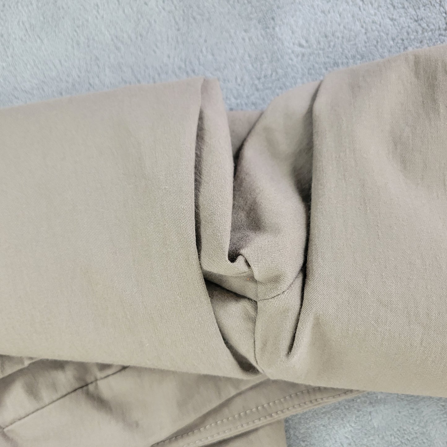 Zac & Rachel Womens 18W Tan Dress Pants Comfort Stretch Pull On BRO8E