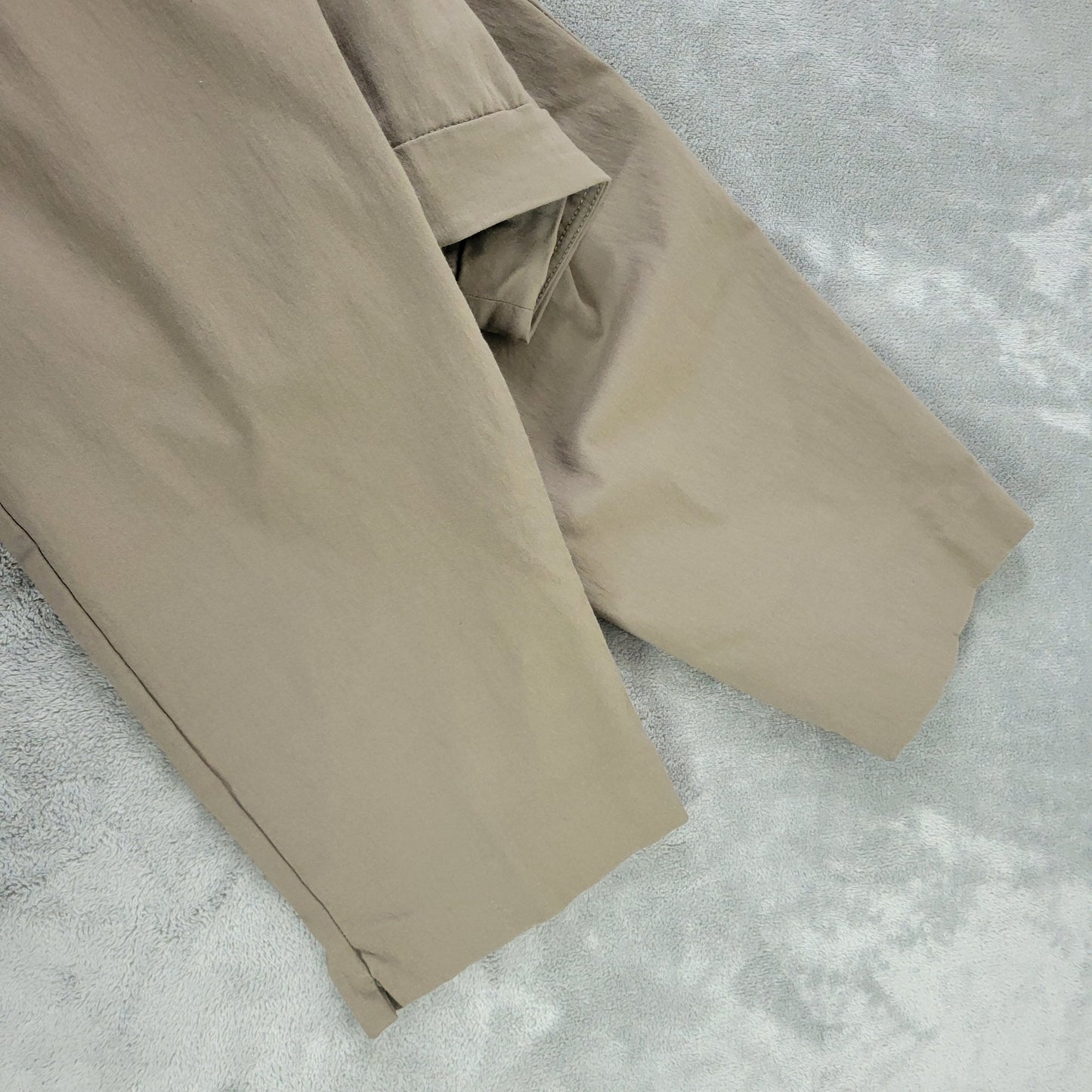 Zac & Rachel Womens 18W Tan Dress Pants Comfort Stretch Pull On BRO8E