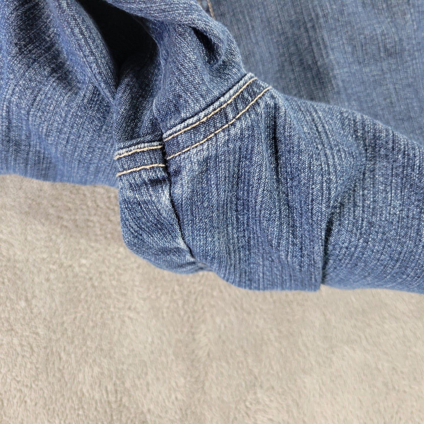 Gloria Vanderbilt Women's 22W Dark Blue Jeans Straight Leg Stretch SL100E