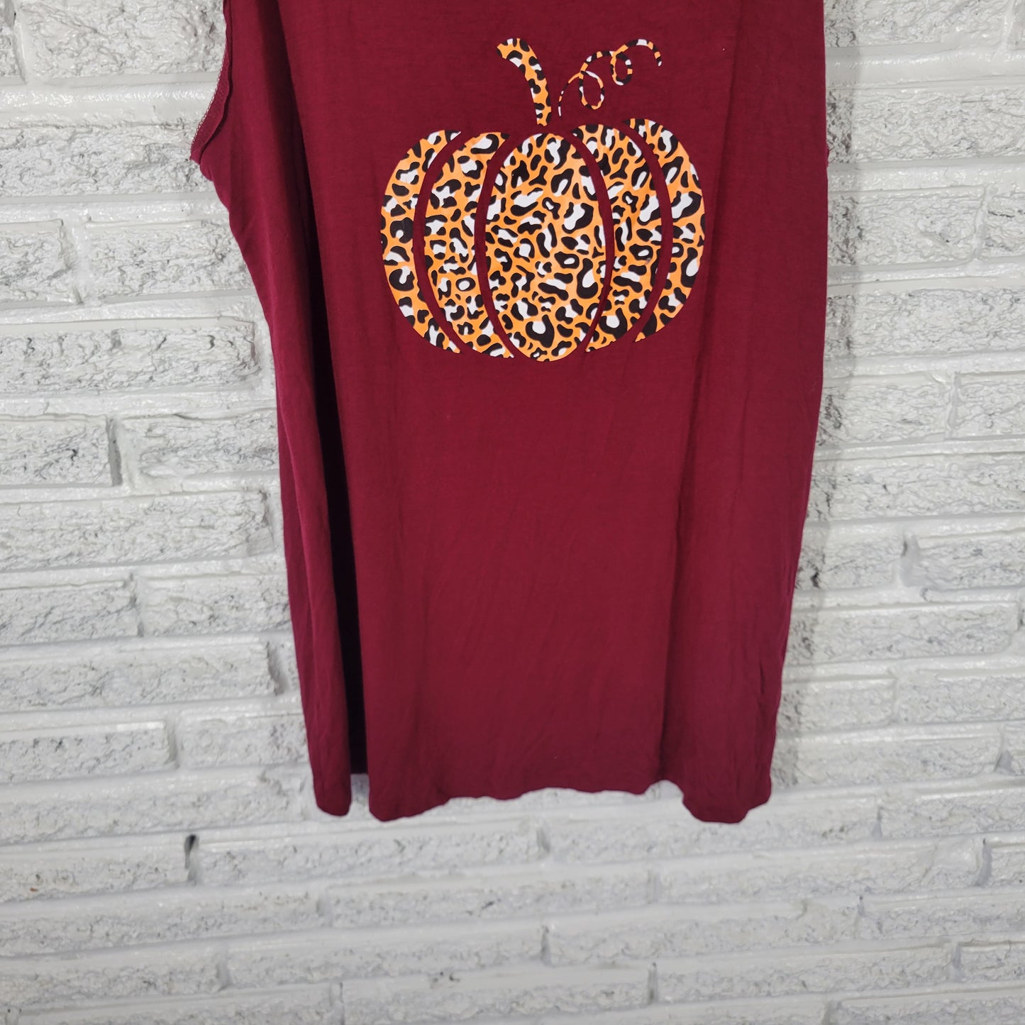 Scarlett Halloween Women's 1X Red Tank Top Plus Size Sleeveless Stretch NOV92E