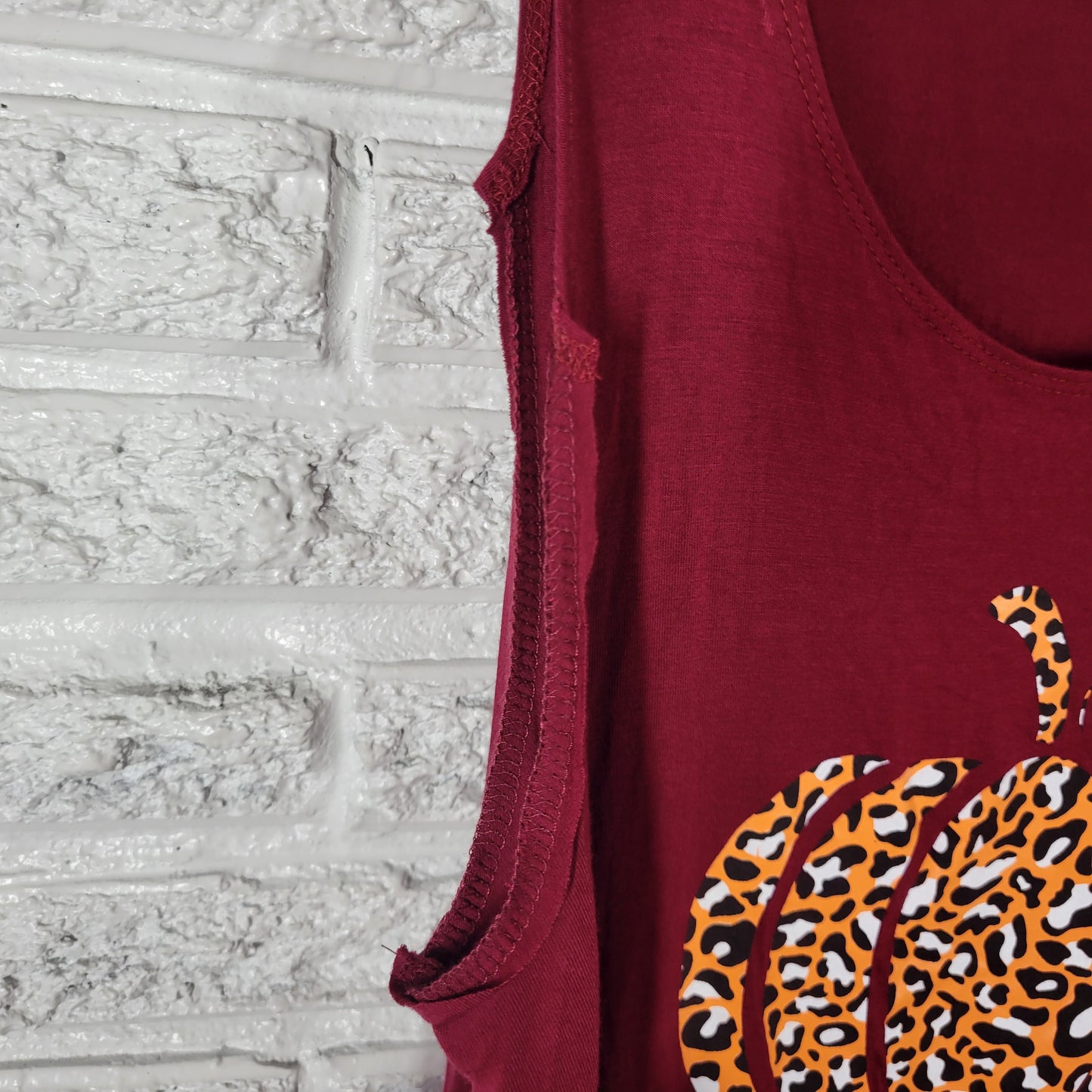 Scarlett Halloween Women's 1X Red Tank Top Plus Size Sleeveless Stretch NOV92E