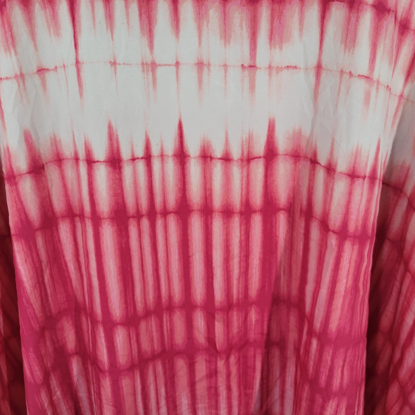 Faded Glory 4X Tank Top Pink White Tie Dye Sleeveless Round Neck TIE1XE