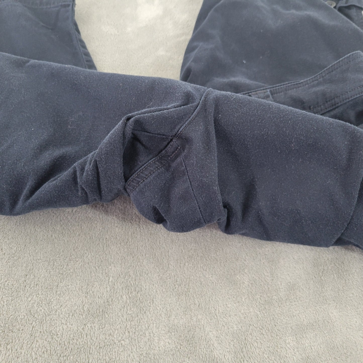 CJ Banks 16W Indigo Blue Capri Pants Straight Leg Stretch Cotton Denim CAP10E