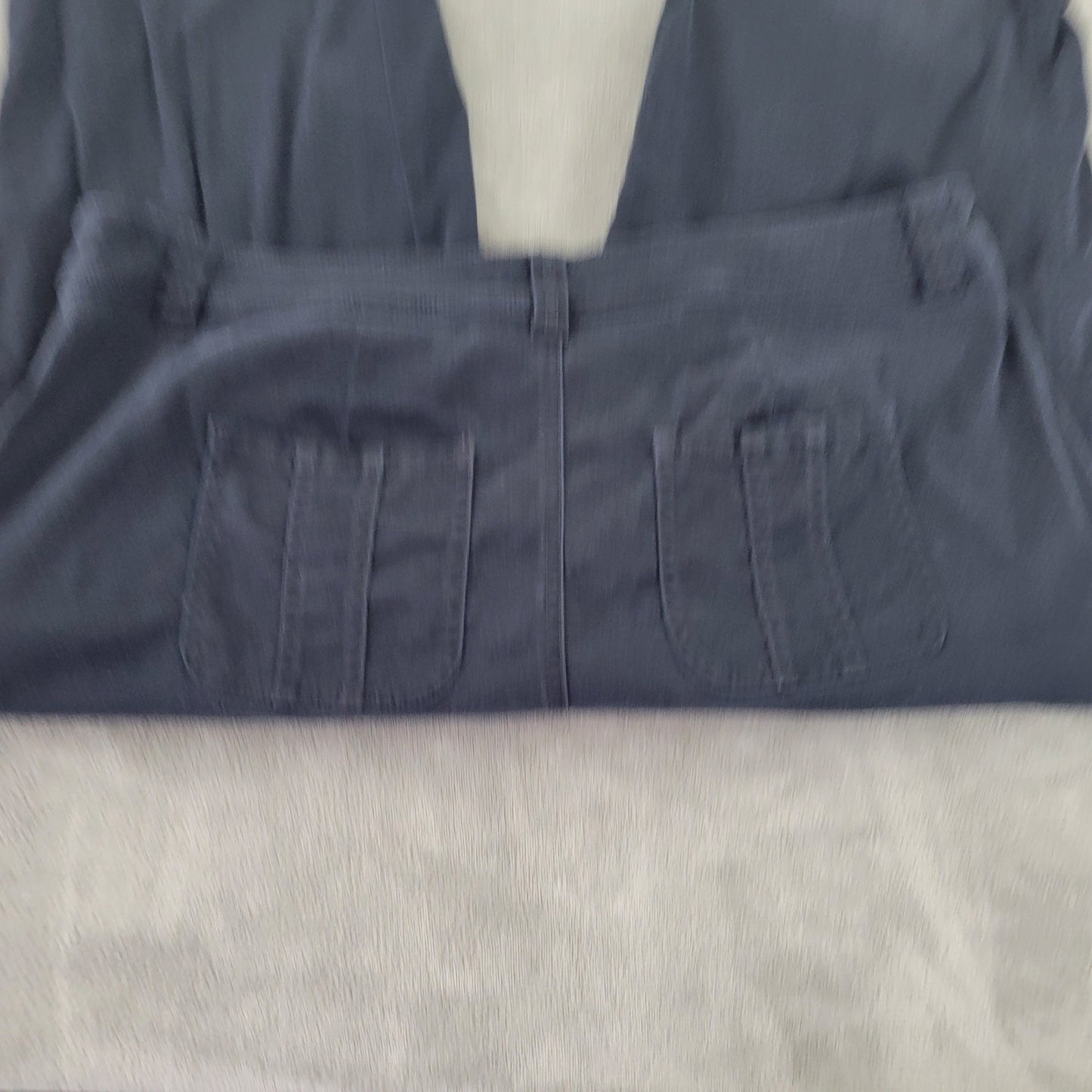 CJ Banks 16W Indigo Blue Capri Pants Straight Leg Stretch Cotton Denim CAP10E