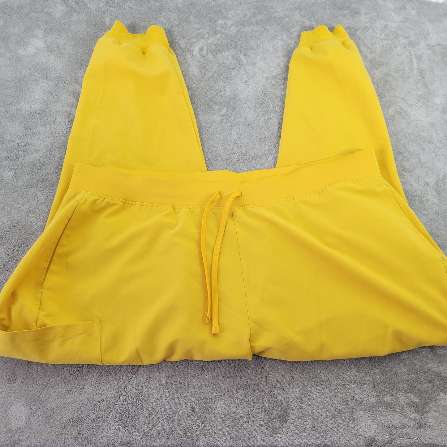 Mandala Women 3XL Gold Jogger Pants Drawstring Elastic Waist Pockets YEL20E