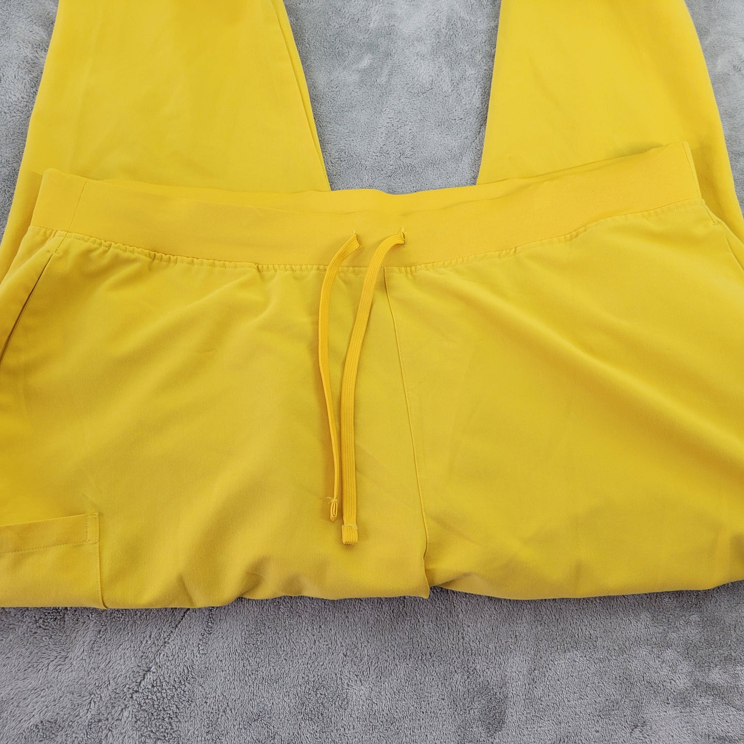 Mandala Women 3XL Gold Jogger Pants Drawstring Elastic Waist Pockets YEL20E