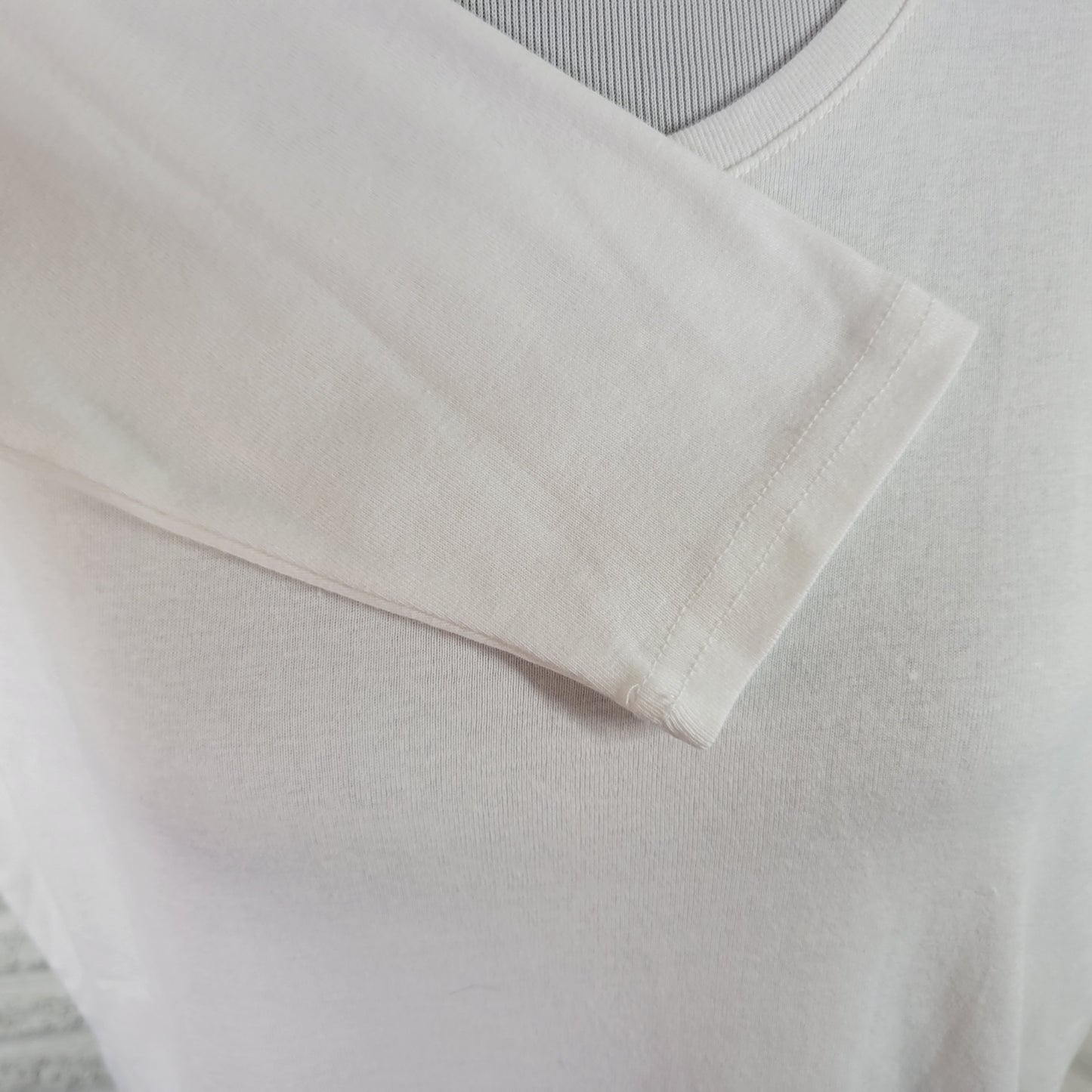 Croft & Barrow Women 2X Classic Tee White Long Sleeve 100% Cotton WHI11E