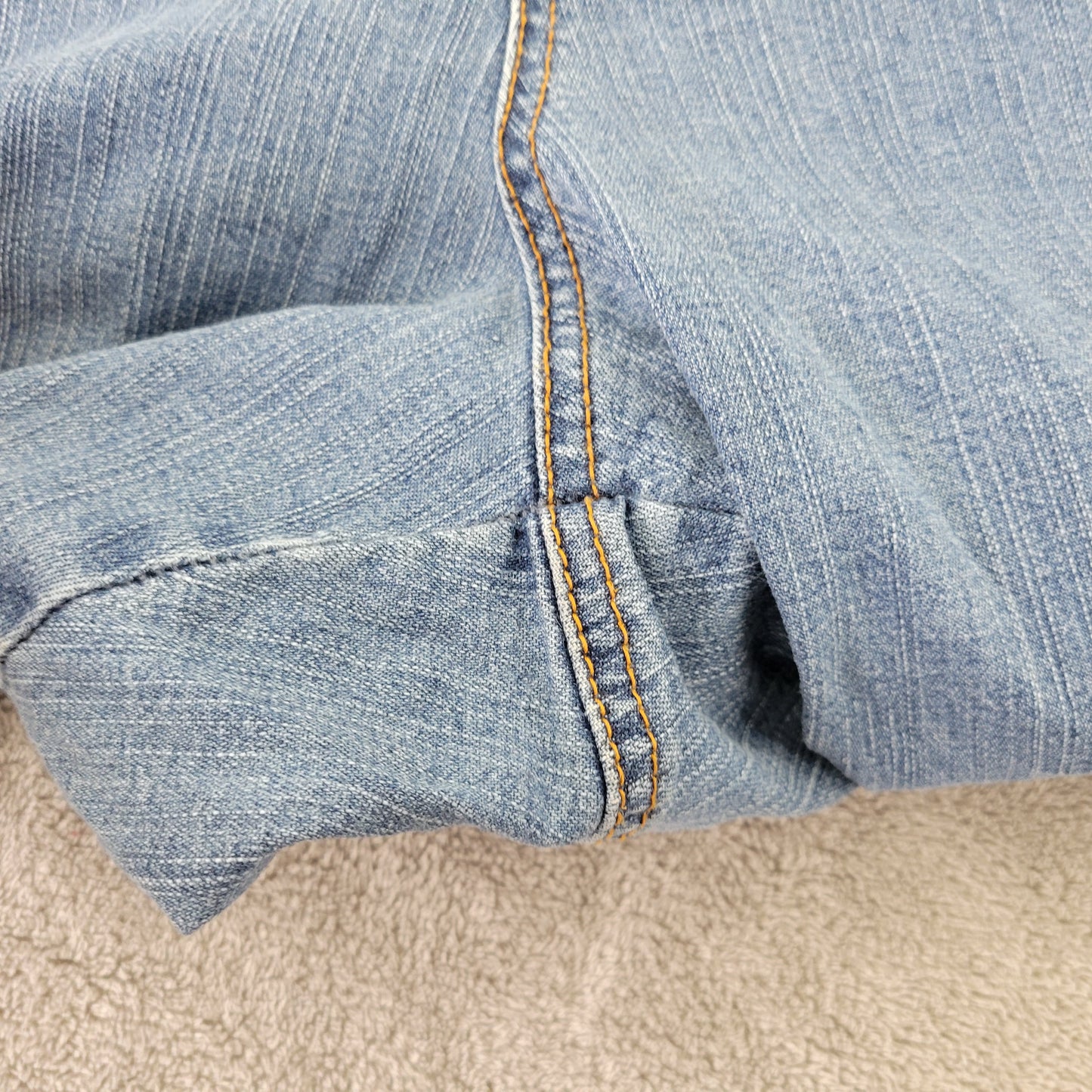 Woman Within Jeans 24T Tall Straight Leg Medium Wash Elastic Waist SL86E