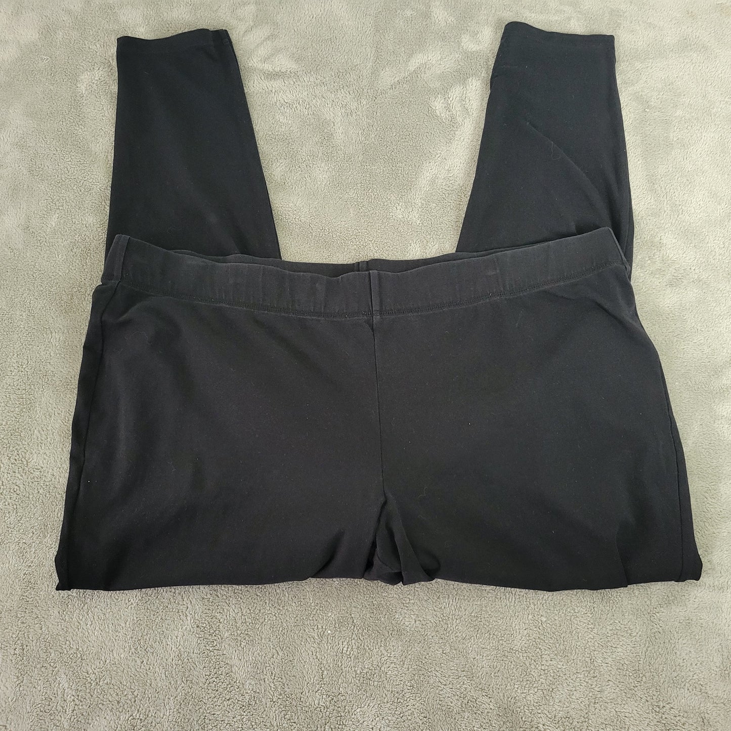 Livi Lane Bryant Women's 22/24 Leggings Black Jogger Pull On Plus BLA43E