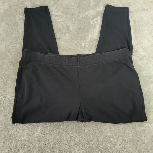 Livi Lane Bryant Women's 22/24 Leggings Black Jogger Pull On Plus BLA43E