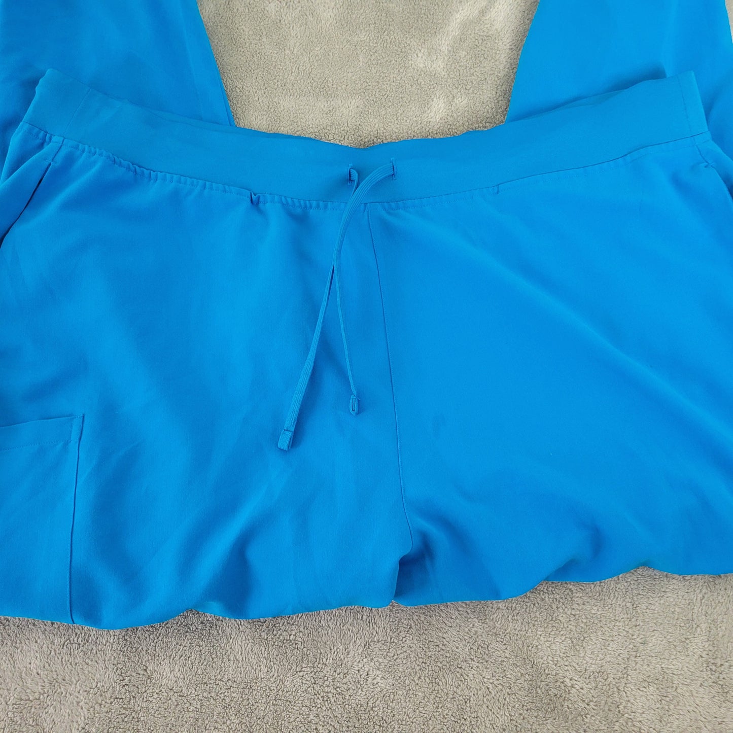 Mandala Women's 3XL Joggers Blue Pull On Drawstring Pants Plus Size BLU82E