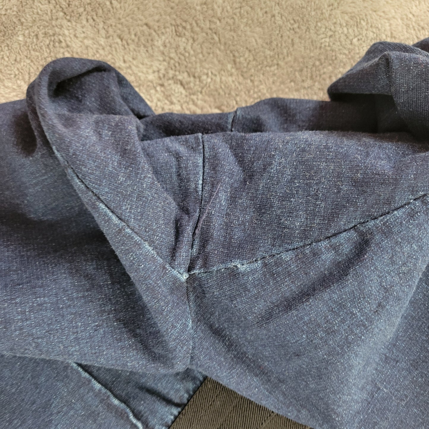 Style & Co 3X Blue Denim Pull On Pants Straight Leg Stretch Plus Size 29" SL51E
