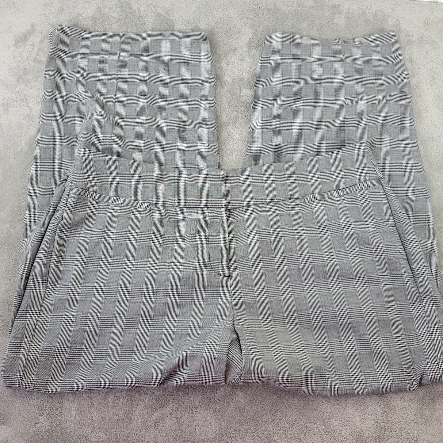 Lane Bryant 22 Allie Dress Pants Black White Plaid Houndstooth Career PLA1E